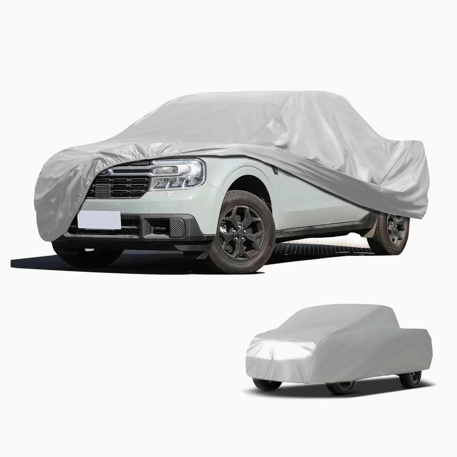 Cubre Coches para Toyota para Tacoma Funda para Camioneta para Todas Las Estaciones contra Polvo Escombros A Prueba Viento Protección UV Funda Coche Exterior(XXL)