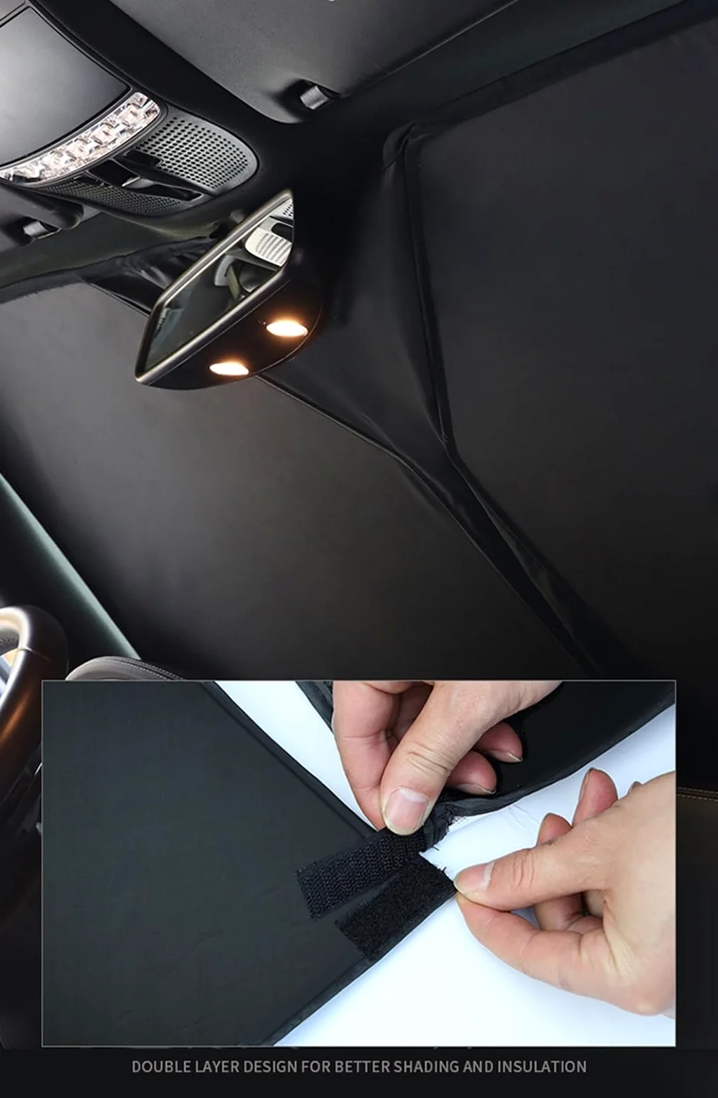 Parasol Coche Para Kia para Grand para Carnival YP 2014-2019 2020 Sedona parasol magnético para coche parabrisas delantero cortina ventana lateral trasera, parasol Coche Parasol ( Tamaño : 2PCS Rear )