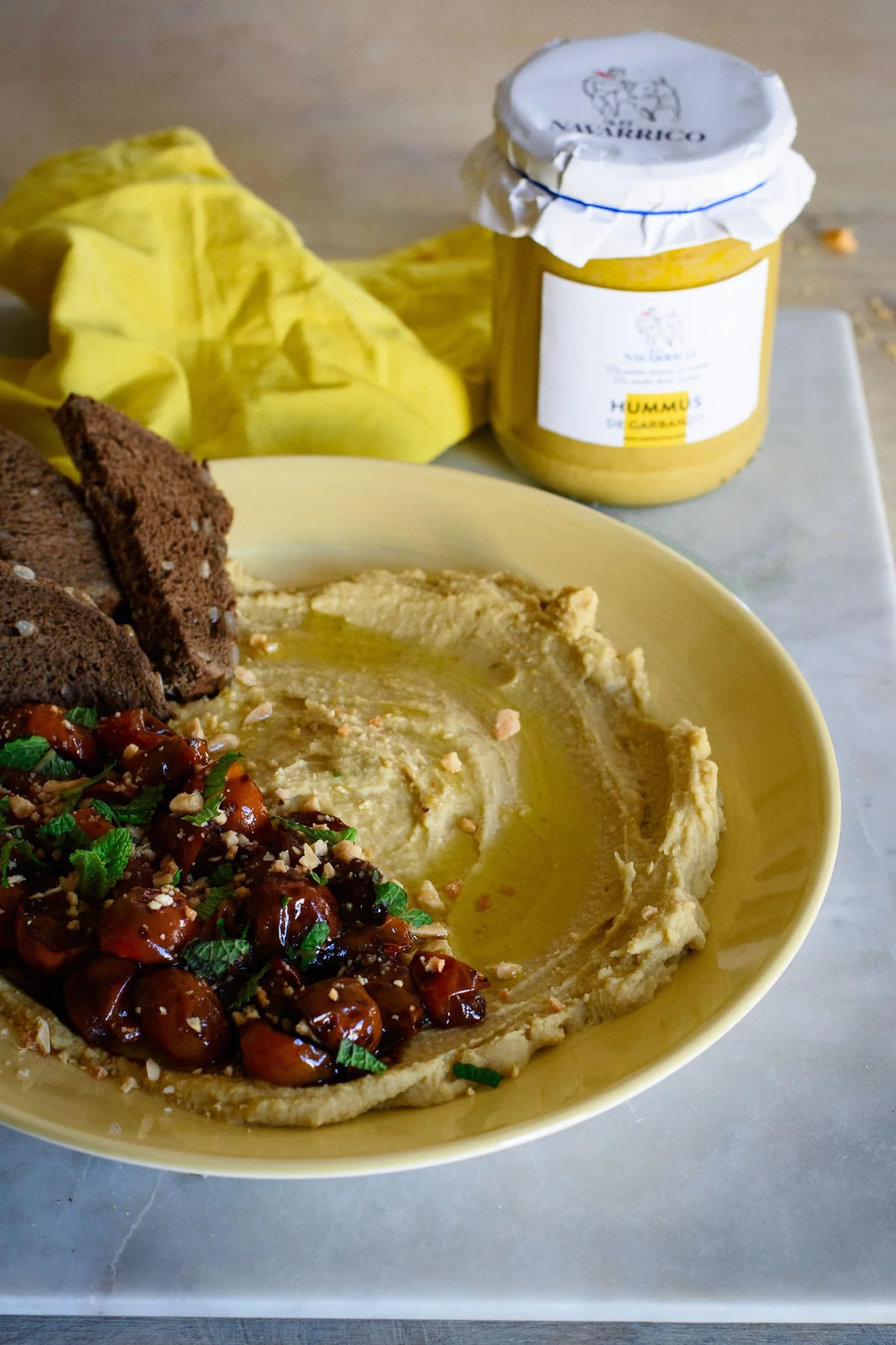 El Navarrico Hummus de Garbanzos Pack 6 x 400 g Vegano Natural
