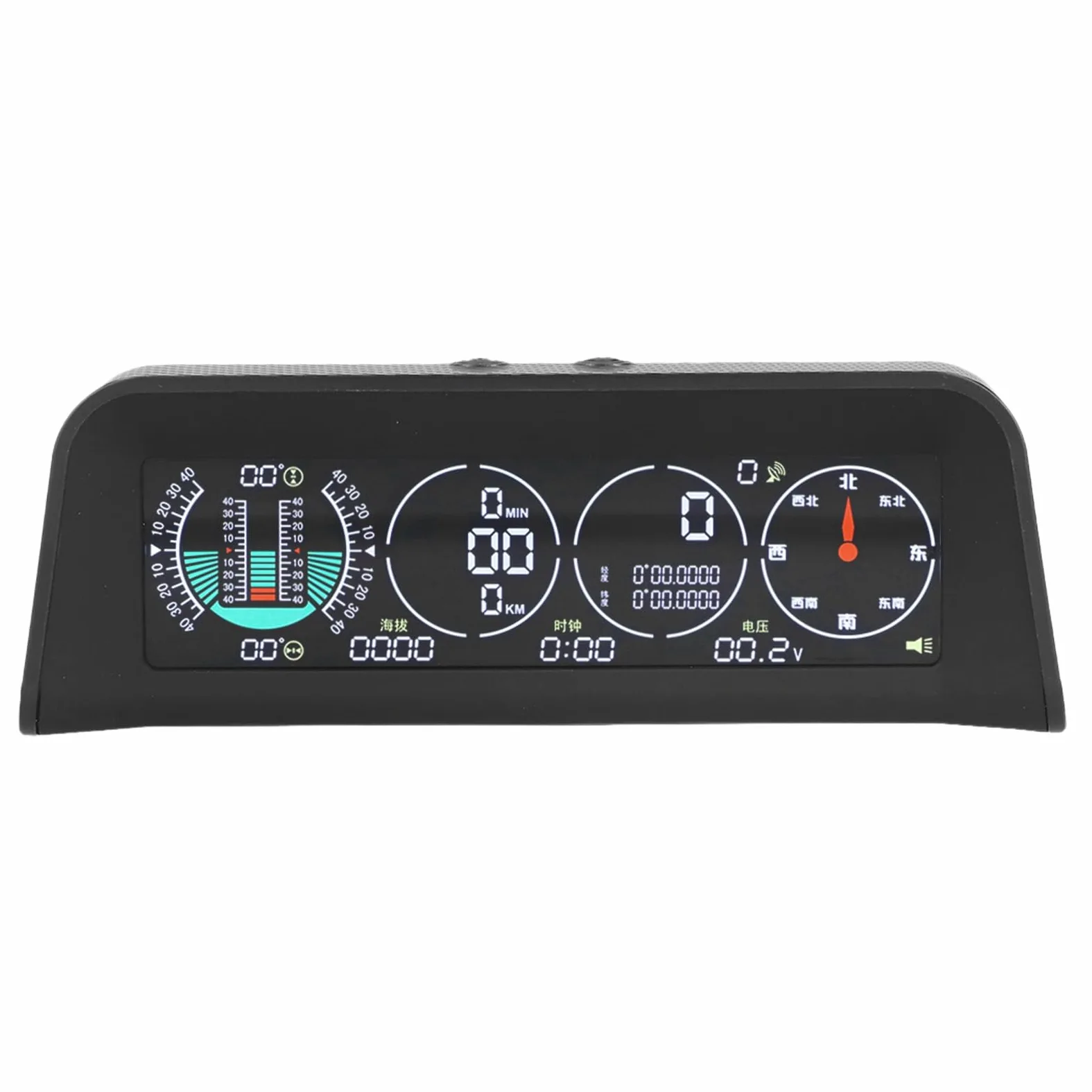 Pantalla HUD Inteligente para Coche, Velocidad OBD, Temperatura del Agua, Alarma de Exceso de Velocidad y Sensor Luz