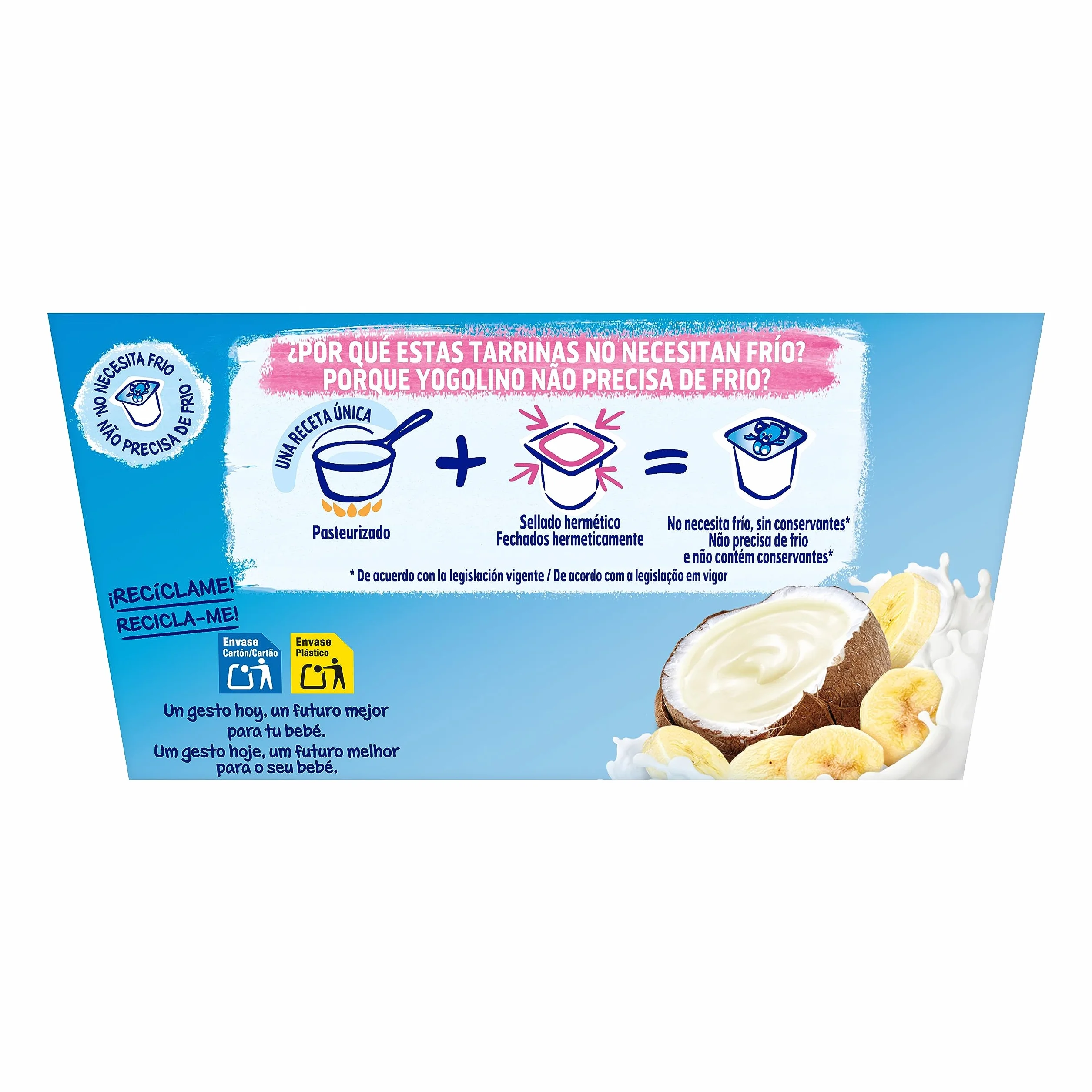 NESTLE YOGOLINO Coco Plátano 4x90g od 6 miesięcy