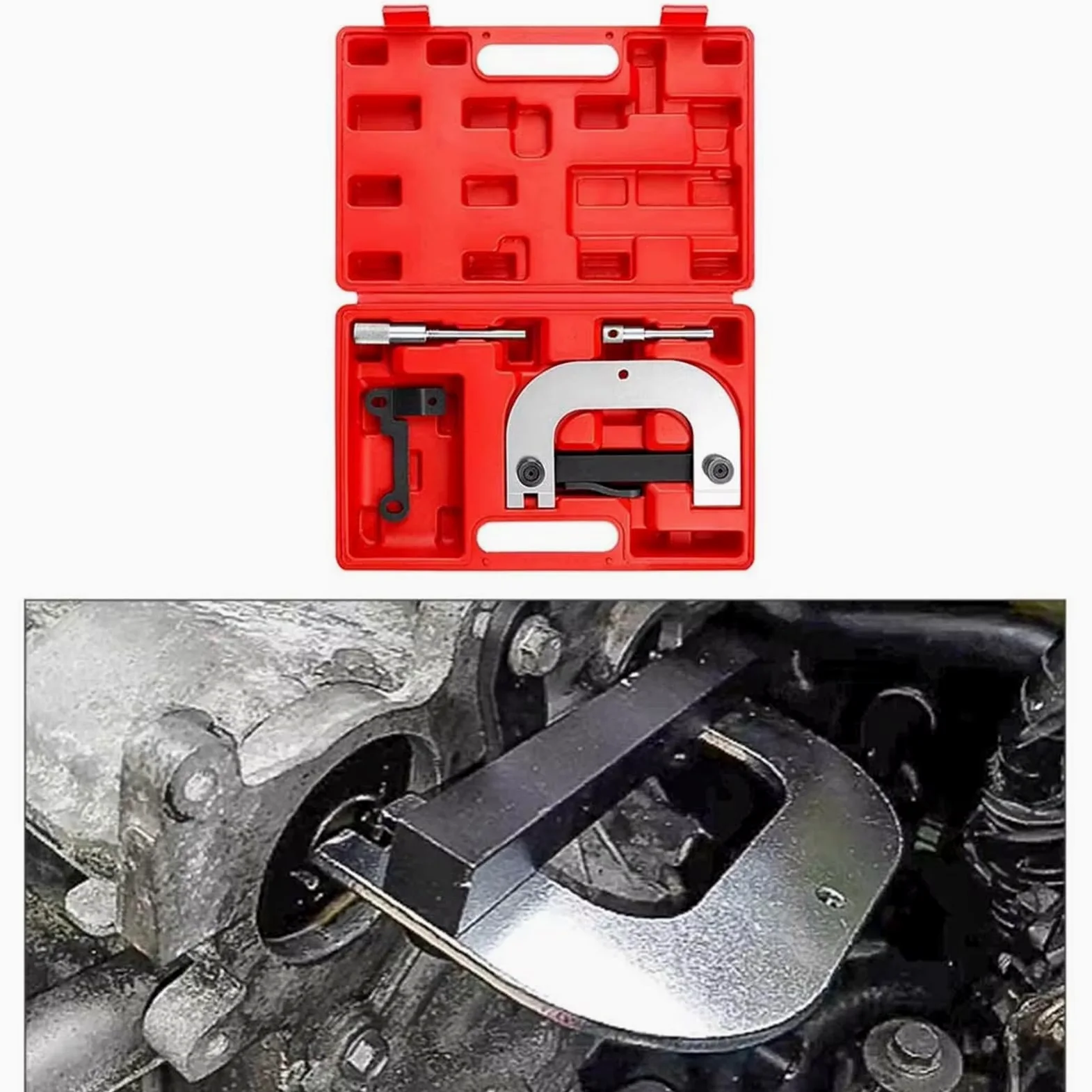 Kit Calado Distribucion Kit De Herramientas De Ajuste Del Árbol De Levas De Sincronización Del Motor Compatible Con 1.4 1.6 16V 1.8 2.0 K4J K4M F4P F4R