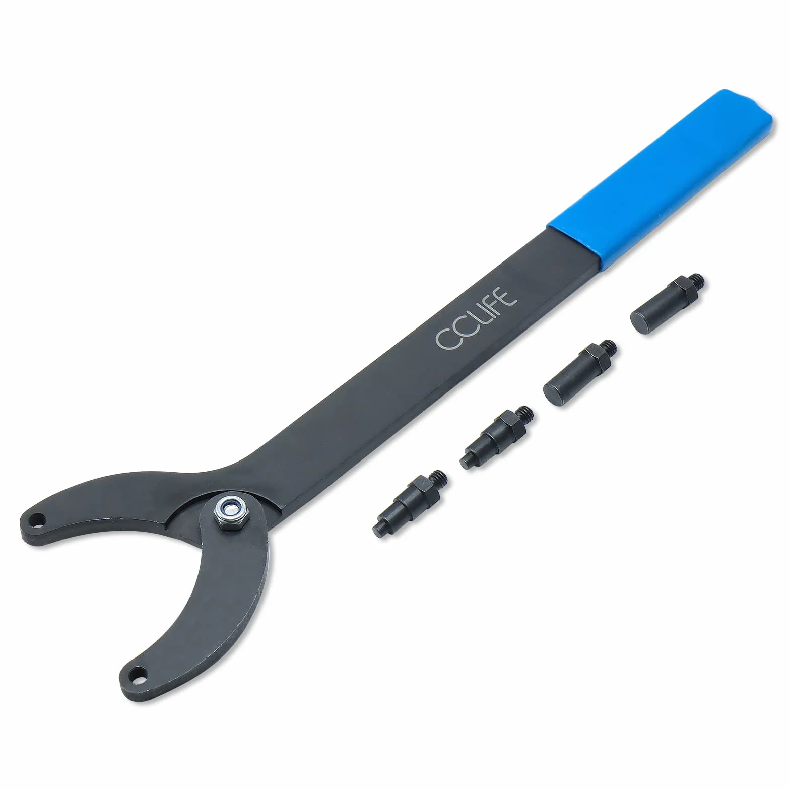 CCLIFE Herramienta de Sujeción de árbol de Levas de Polea,Llave de Fijación de Cambio de Correa de Distribución Universal Ajustable para Orificio de Piñón