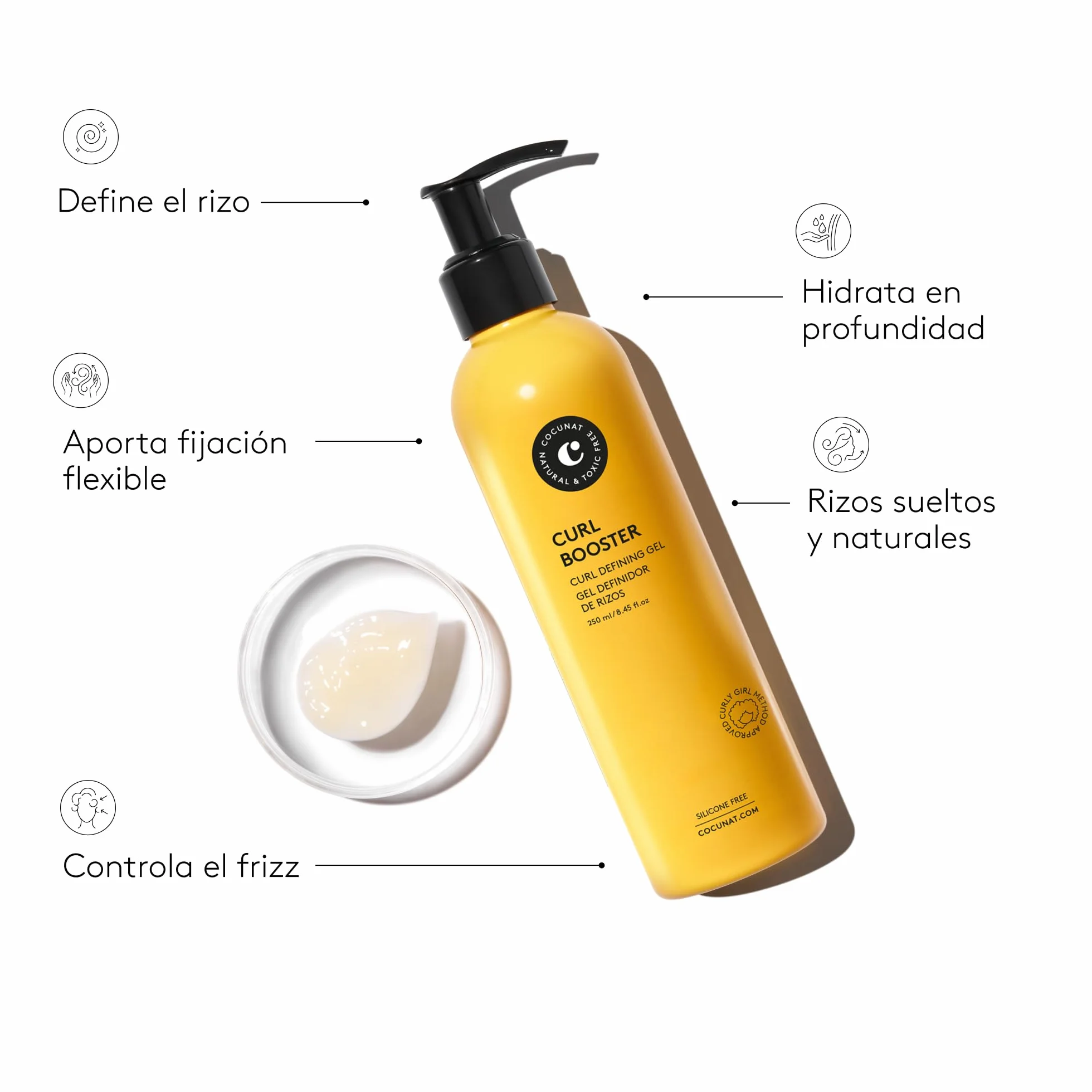COCUNAT Booster de Rizos Gel de Definición 250 ml