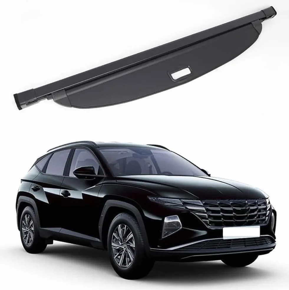 Coche Retráctil Maletero Trasero Estante Cortina para Hyundai Tucson 2021-2022, Cortina de privacidad Maletero Trasero de Coche
