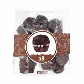 Hacendado Magdalenas al cacao 350 g Pack 2