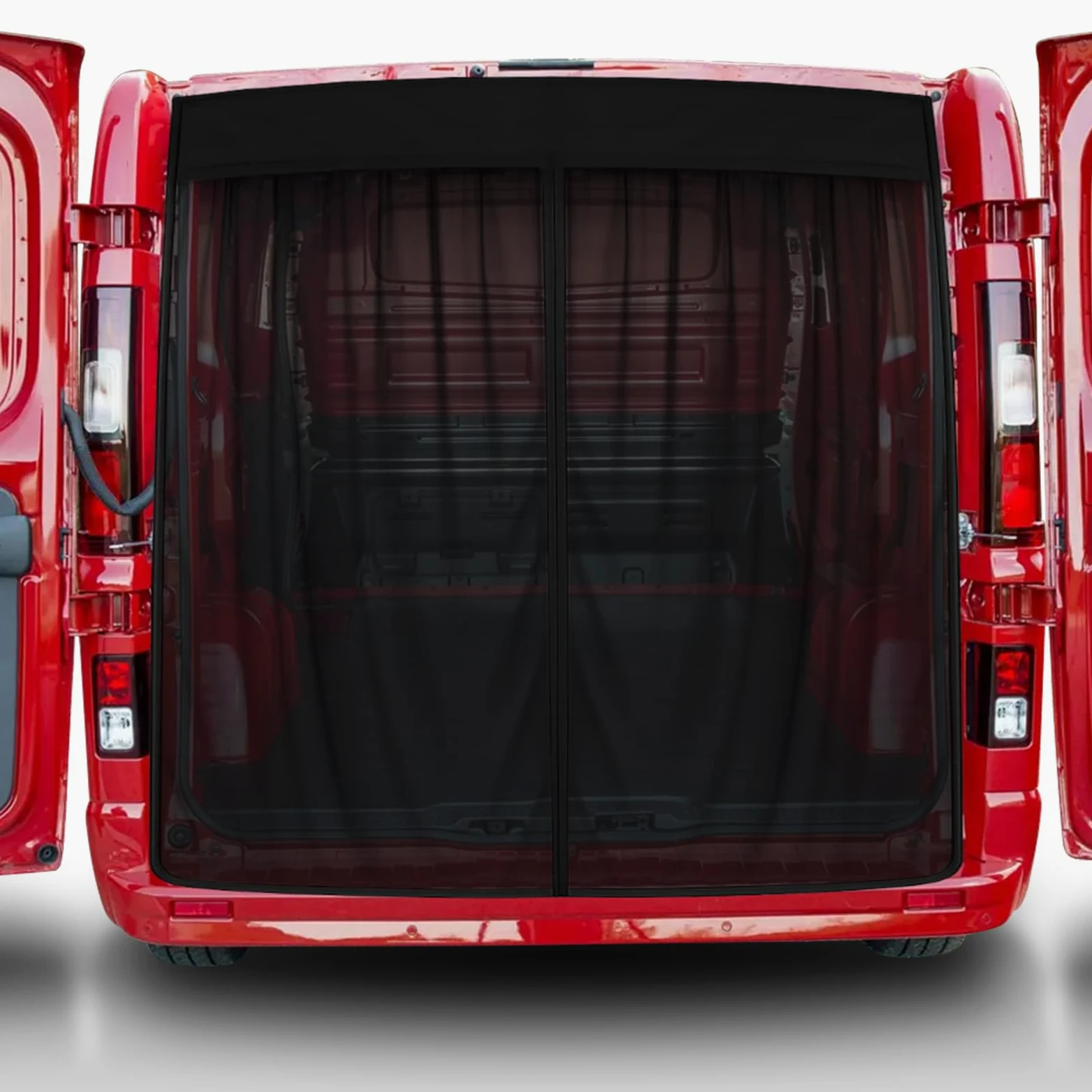 Roadtime Mosquitera magnética para Opel/Vauxhall Vivaro 19-25 portón Trasero,Red de Protección contra Insectos de una Sola Capa,Ventilación,Red de Sombra para Camping(H 160 * 190cm W)