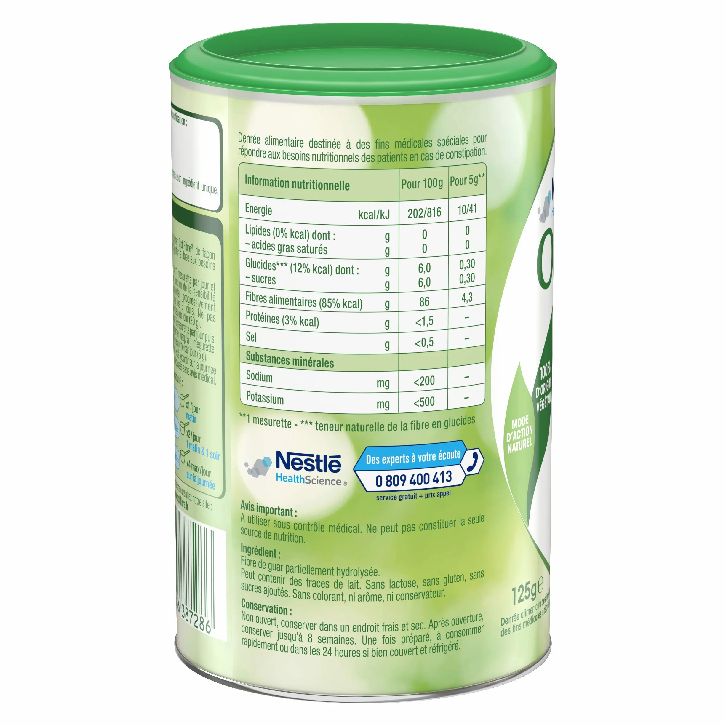 Nestlé OptiFibre 125 g