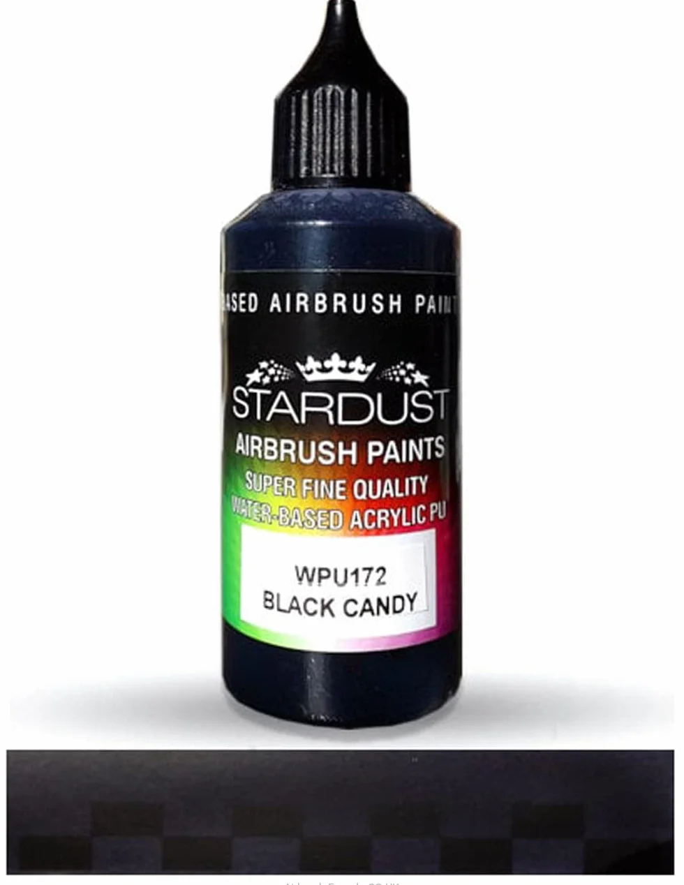 Stardust WPU172 Airbrush PU 1K RC CANDY Color BLACK 60ml