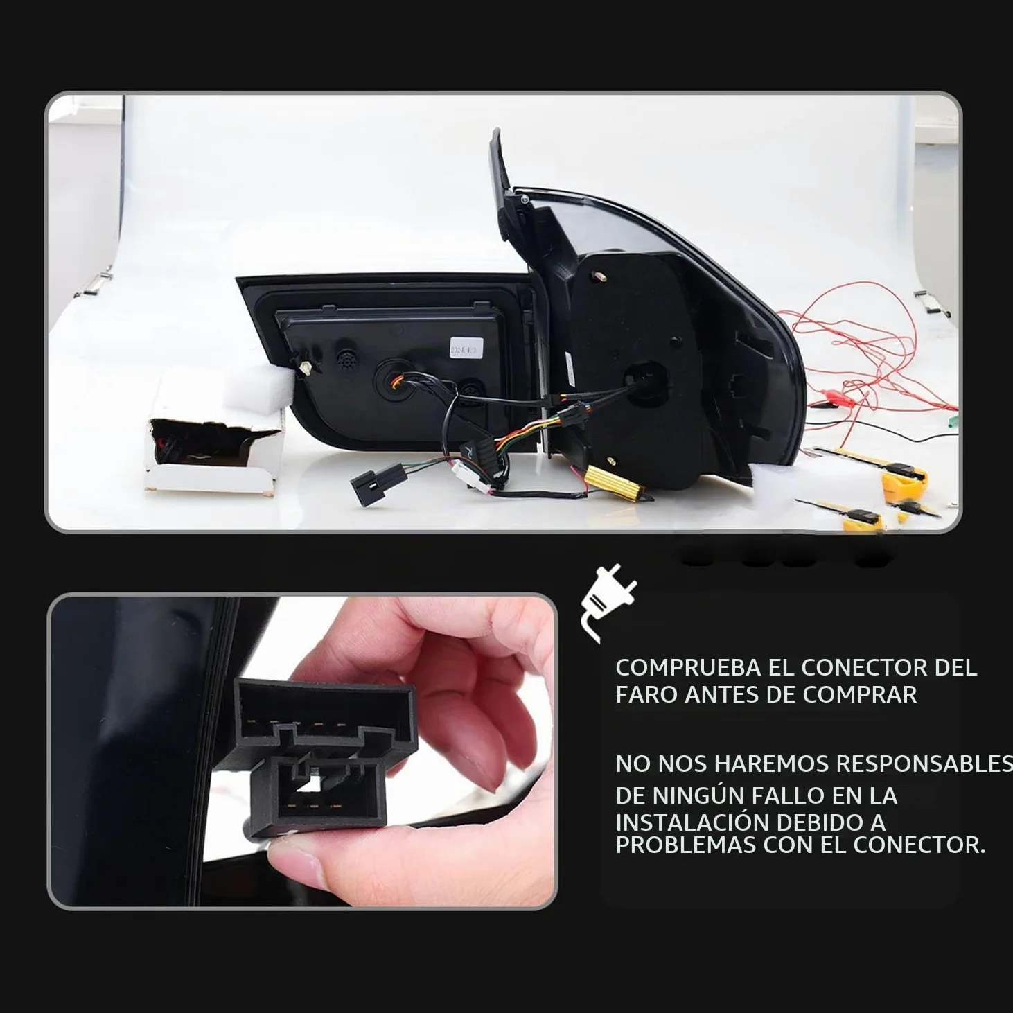 Piloto Trasero para BMW X5 E70 2007 2008 2009 2010 2011 2012 2013,Luz Trasera De Frenos Lámpara Parada Humo Y Transparentes Coche Luces Cola