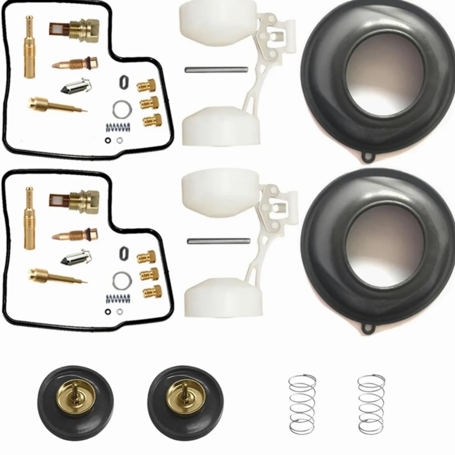 Kit Carburador Repuesto Kit De Reparación De Carburador De Motocicleta, Flotador Diafragma De Émbolo Compatible Con Deauville 650 NT650V RC47 NT650, Kit De Reconstrucción De Carburador