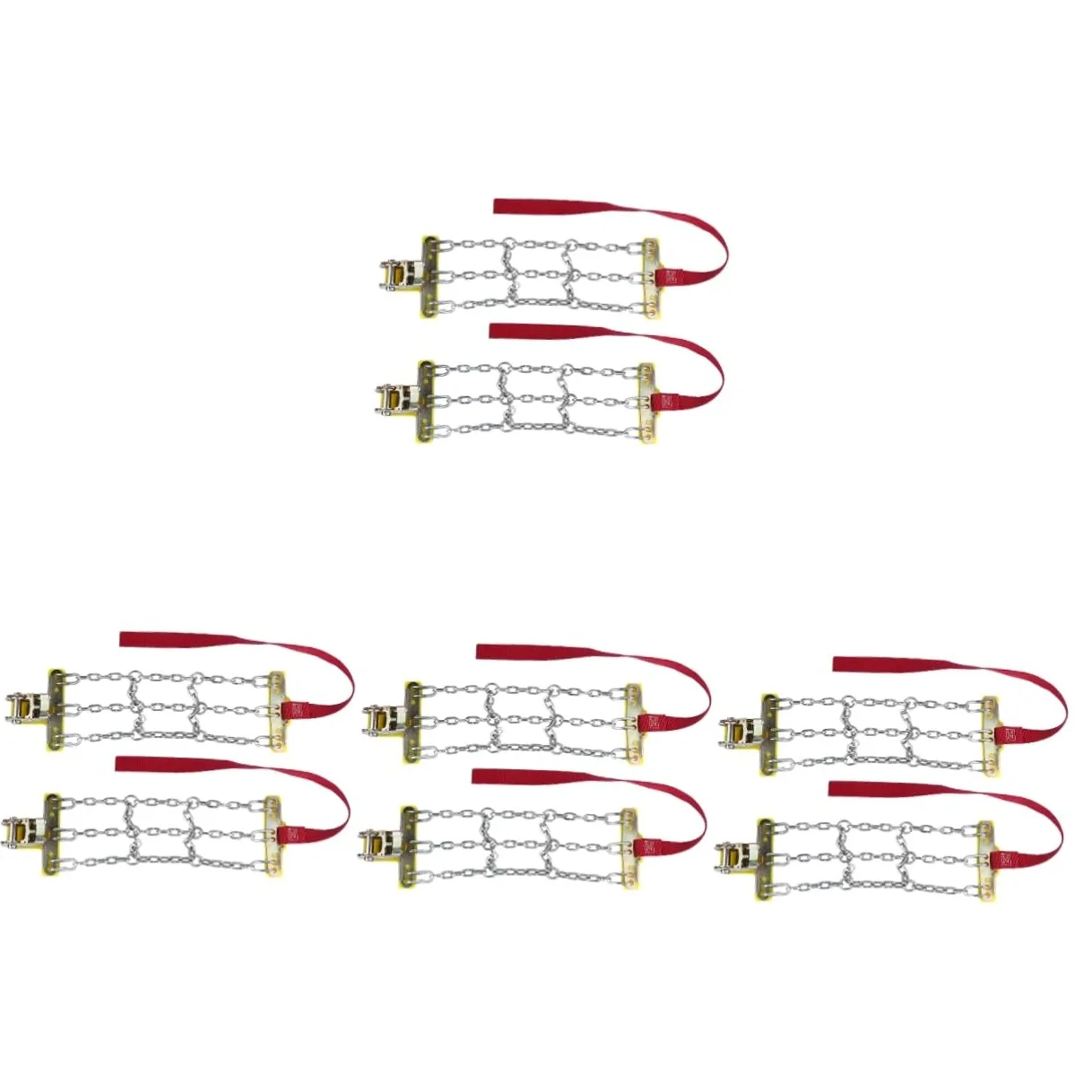PRETYZOOM Cadenas De Nieve Antideslizantes Para Neumáticos De Automóviles Cadenas De Seguridad Para Vehículos Suv Y Camiones Protección Efectiva 2 Piezas X 4