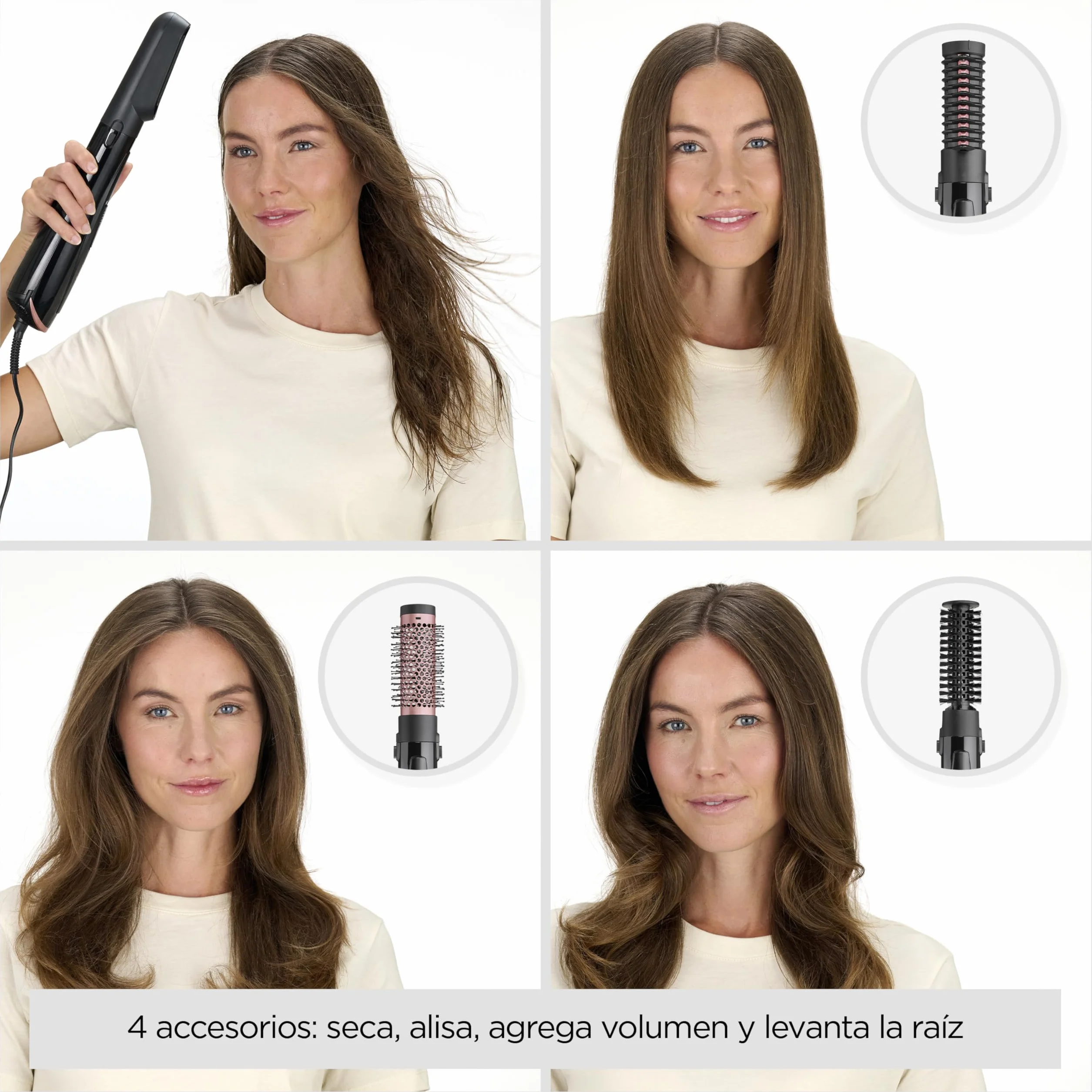 BaByliss Perfect Finish AS126E Cepillo de aire secador moldeador iónico