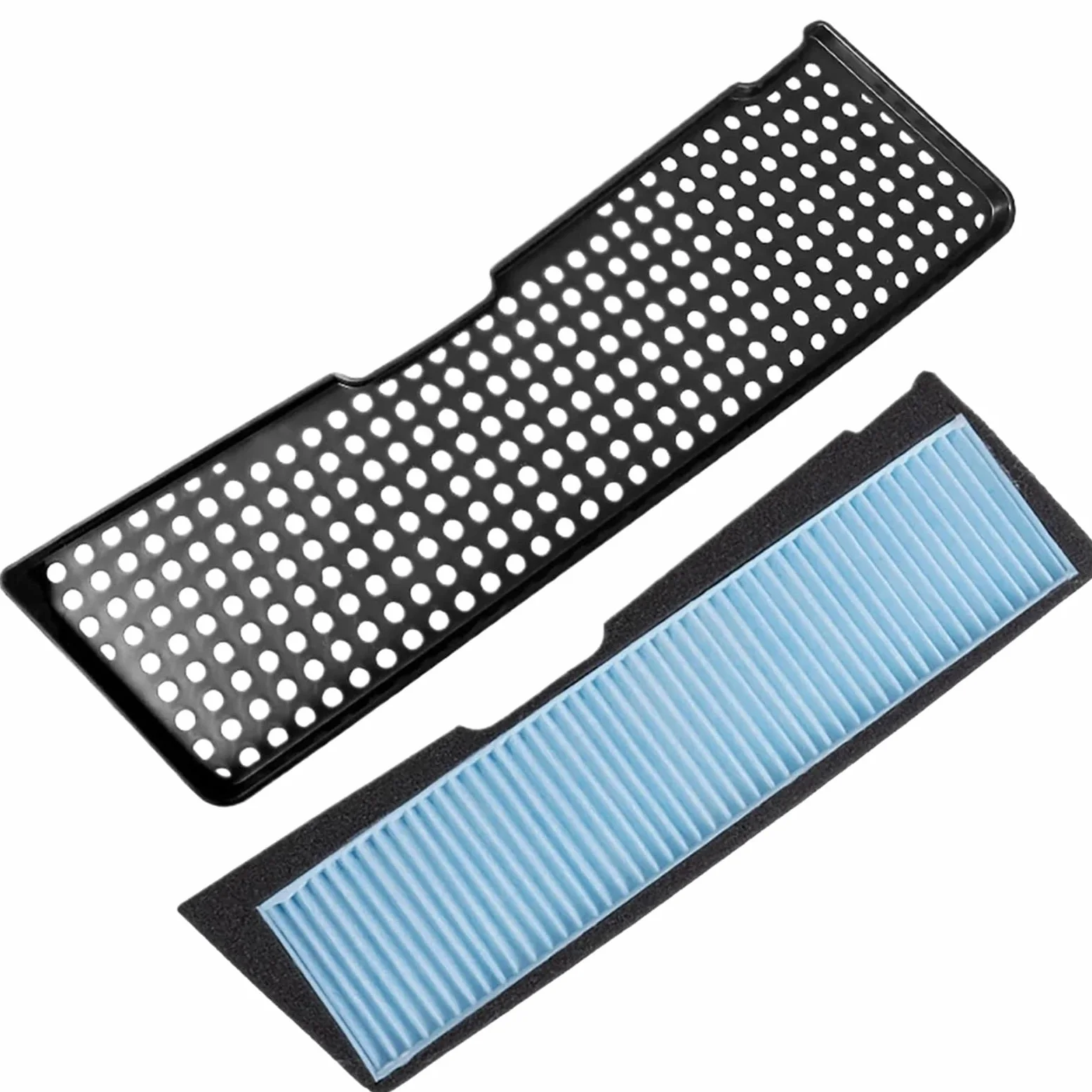 Filtro de habitáculo Compatible con Tesla modelo 3 2021-2023 filtro externo de coche entrada aire acondicionado purificador(Out filter and cover)
