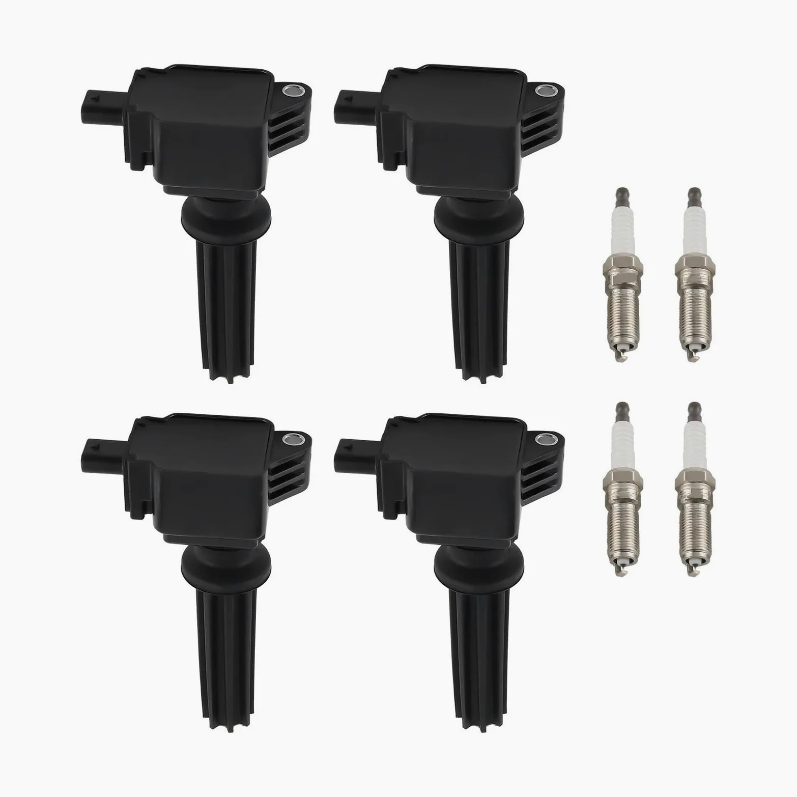 Juego 4 Bobinas Encendido Y Bujías Para Escape 2.0L L4 UF670 Paquete Bobina Encendido