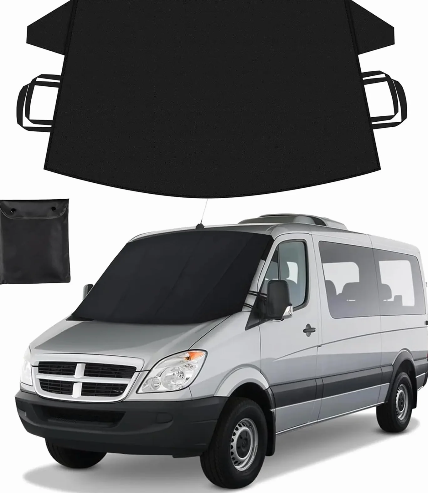 Parasoles Coche para Mayoría Los Coches, Autocaravana, Camper Parasoles para Parabrisas, Furgoneta, Cubierta Protector contra Heladas, El Polvo Y Nieve