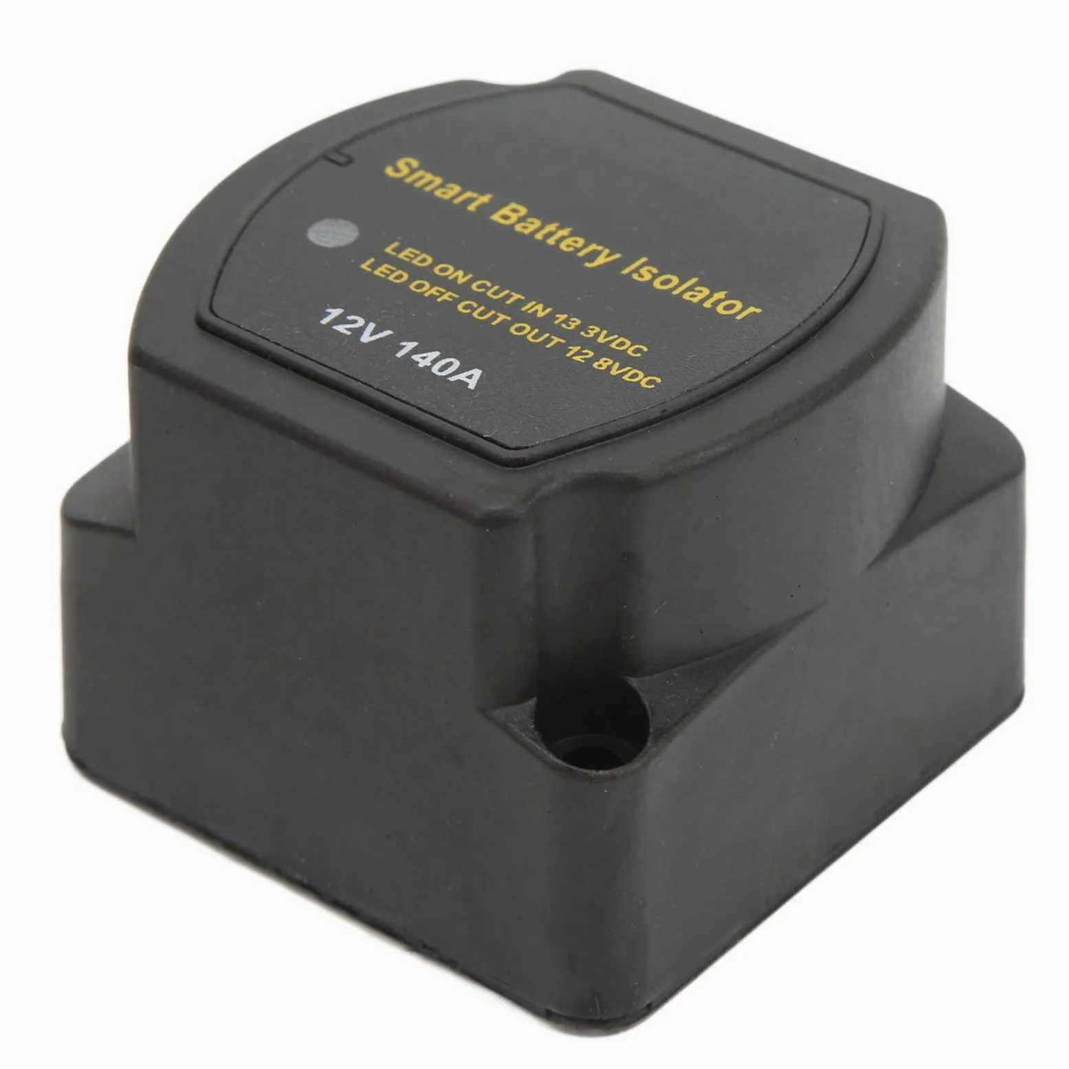 RiToEasysports Kit de Aislador de Batería Dual 12 V 140 AMP ABS Kit de relé Sensible Al Voltaje con Protección de Alto y bajo Voltaje Cableado de Cobre para Automóviles, Vehículos Recreativos,