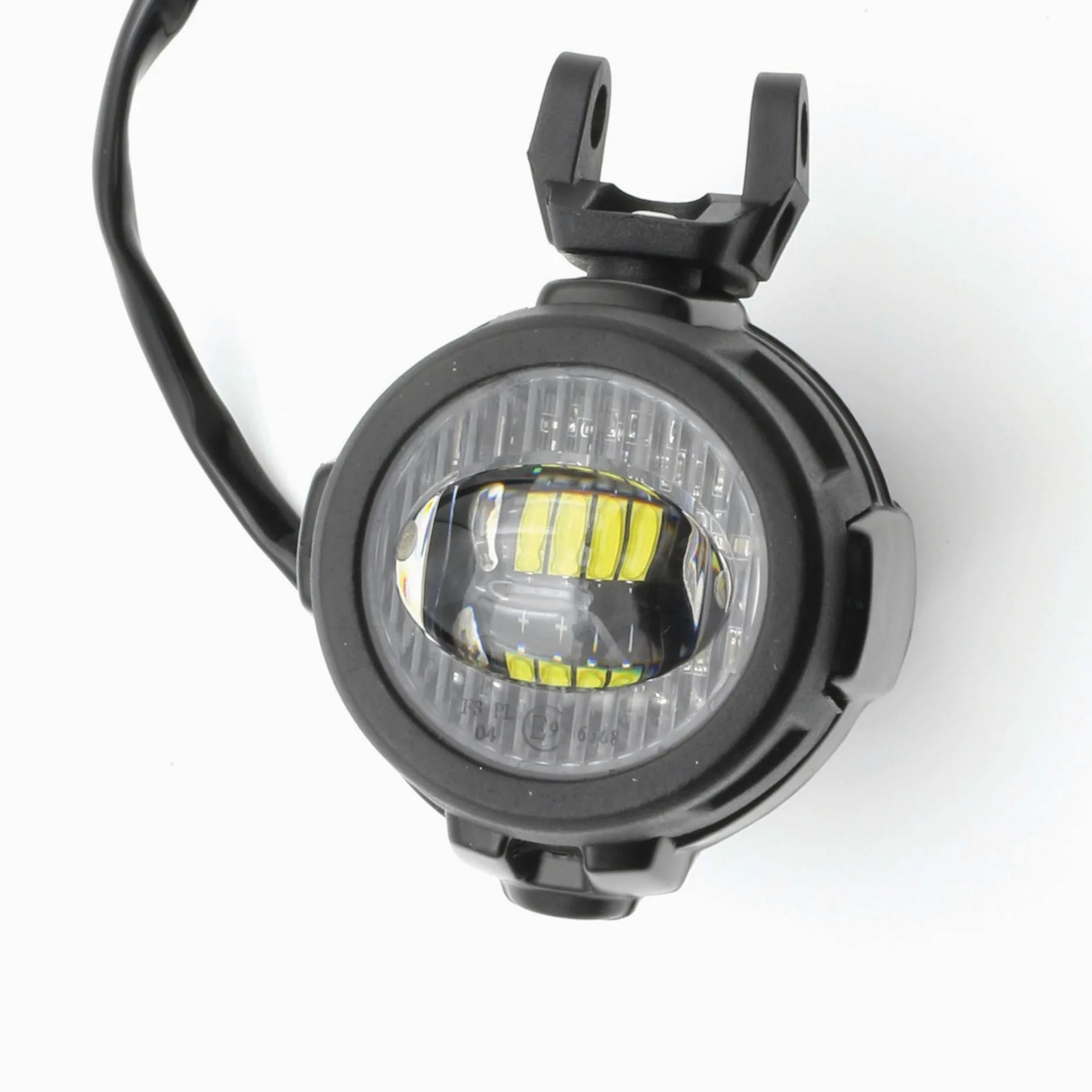 Faros LED adicionales para moto, 2 unidades de luces antiniebla adicionales con certificado E-Mark E, universal