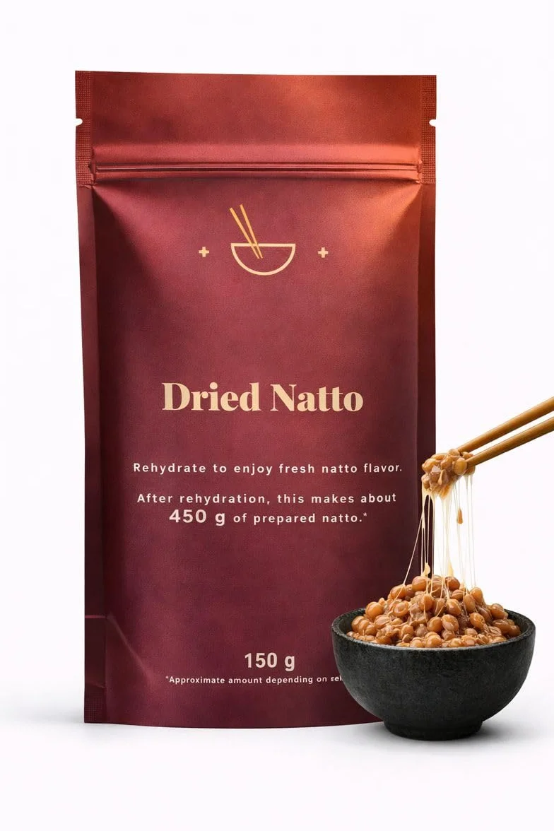 Natto seco 150 g soja fermentada