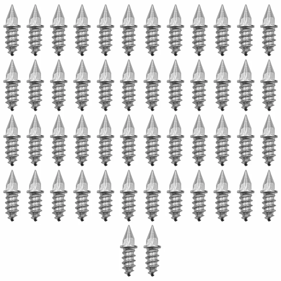 Perno de Neumático Antideslizante 27 mm, Clavos para Cadenas de Nieve de Coche, 50 Piezas