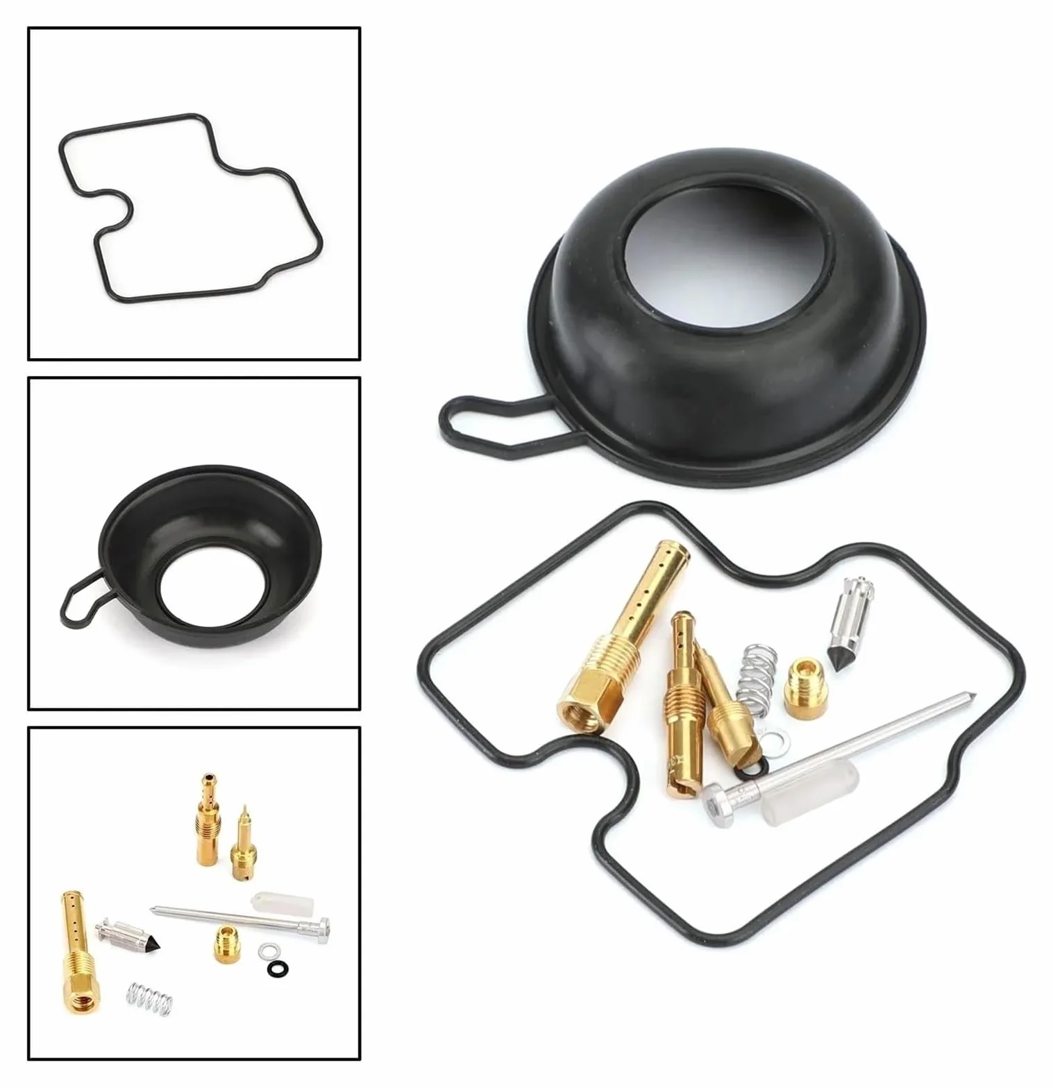 Kit De Reparación De Carburador Motocicleta para CB400 NC31 CBR400RR NC29 Y CB400SF V-Tec Incluye 4 Juegos Juntas De Diafragma. Carburador de Motocicleta