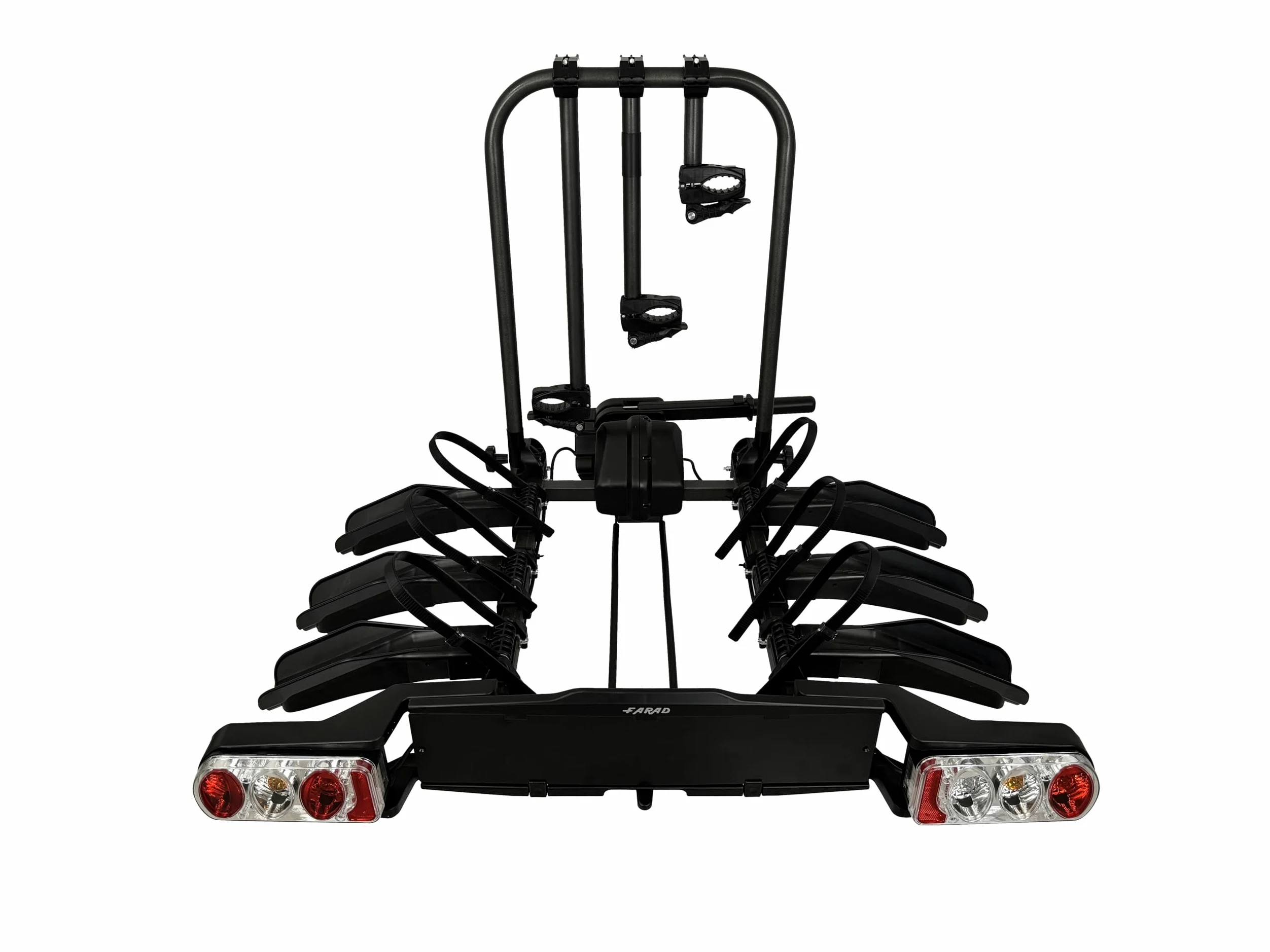 FARAD Portabicicletas para Gancho de Remolque Susa para Bicicletas también E-Bike y Fat-Bike (3 Bicicletas)