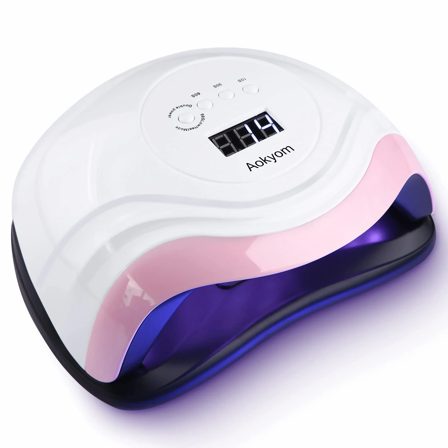 Lámpara Secadora UV Uñas 168W 36LED con Pantalla LED 4 Temporizador 10s-99s Manicura Pedicura Nail Art