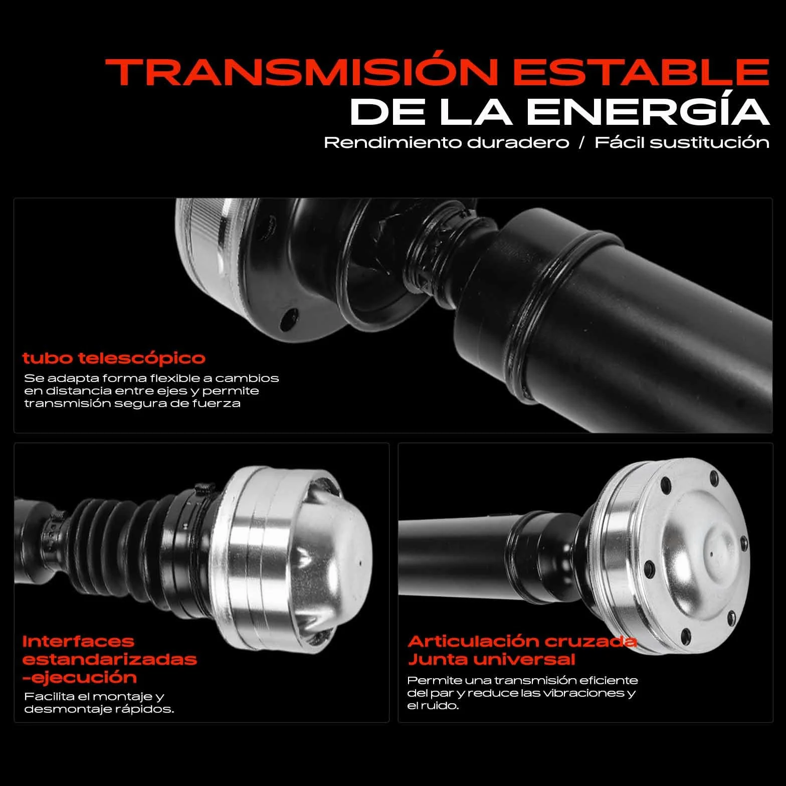 Frankberg Eje cardán eje delantero 52853417AD | Compatible con: Grand Cherokee III WH WK, Gran Cherokee III WH, Comandante XH XK