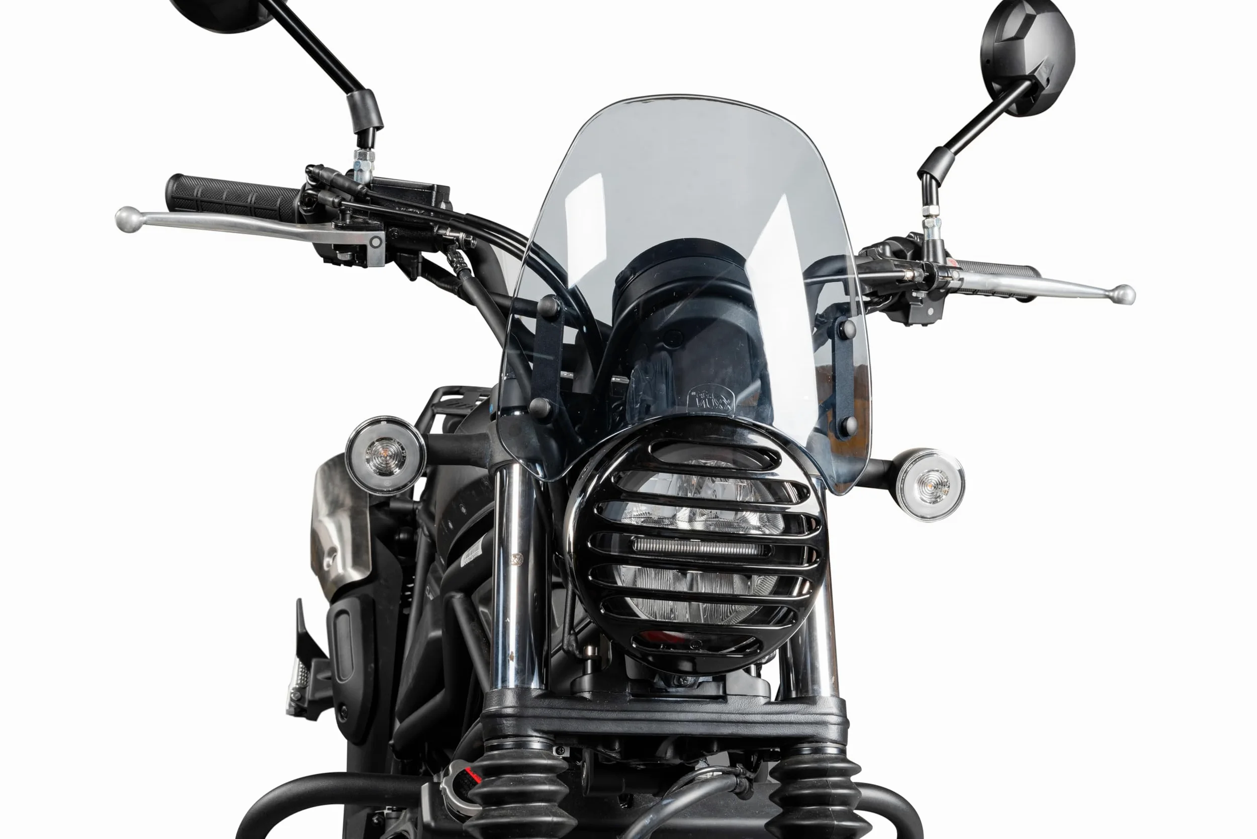 Deflector Viento Parabrisas Carenado Delantero Motocicleta Compatible con CL300 2023 CL500 2023 2024 CL 300 500 Lunas y Deflectores de Viento Moto Protector Pare-brise Visor (Humo Gris)