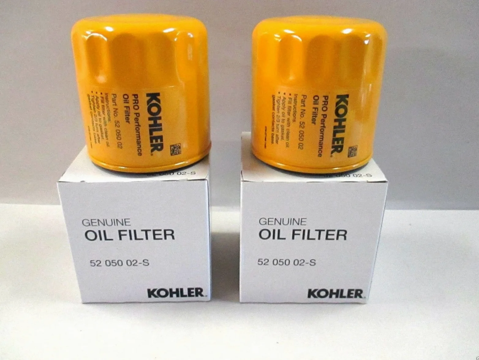 2 Pack Genuine Kohler 52-050-02-S Pro Performance Oil Filter 52 050 02-s OEM __#powered_by_moyer
