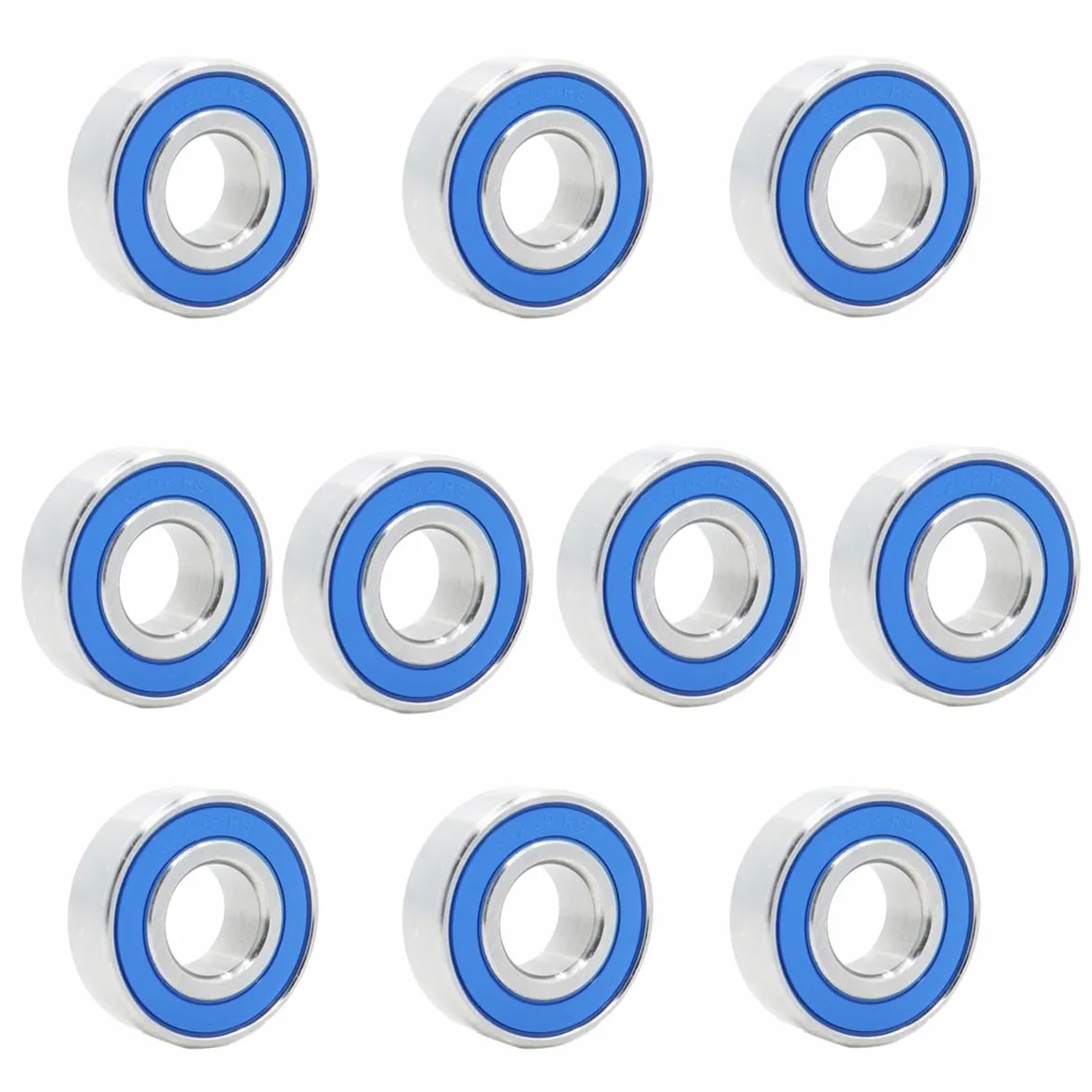 Reemplazo de rodamientos 10 Uds S6202RS rodamiento 15 * 35 * 11mm ABEC-3 440C acero inoxidable S 6202RS rodamientos de bolas 6202 rodamiento de bolas de acero inoxidable
