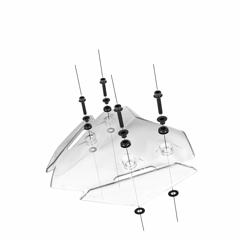 Parabrisas Visera Deportiva para Motocicleta, Parabrisas, Protector contra El Viento, Pantalla Deflectora para Ya&maha XMAX125 XMAX250 XMAX300 Xmax X MAX 2023-