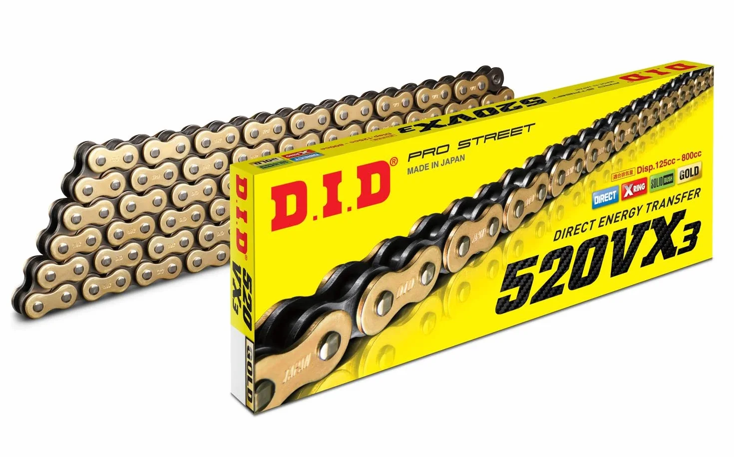 Juego de cadena de acero 520VX3/110 para Yamaha XT X R Z Tenere 660 ccm Bj. 2004-2016