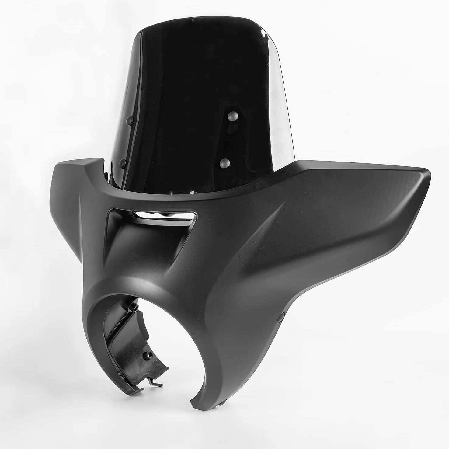 Máscara de carenado para Faros Delanteros de Motocicleta, Compatible con H-Onda Rebel CMX1100 CMX 1100 2021 2022 2023, Deflector de Viento (Humo con Negro Mate)