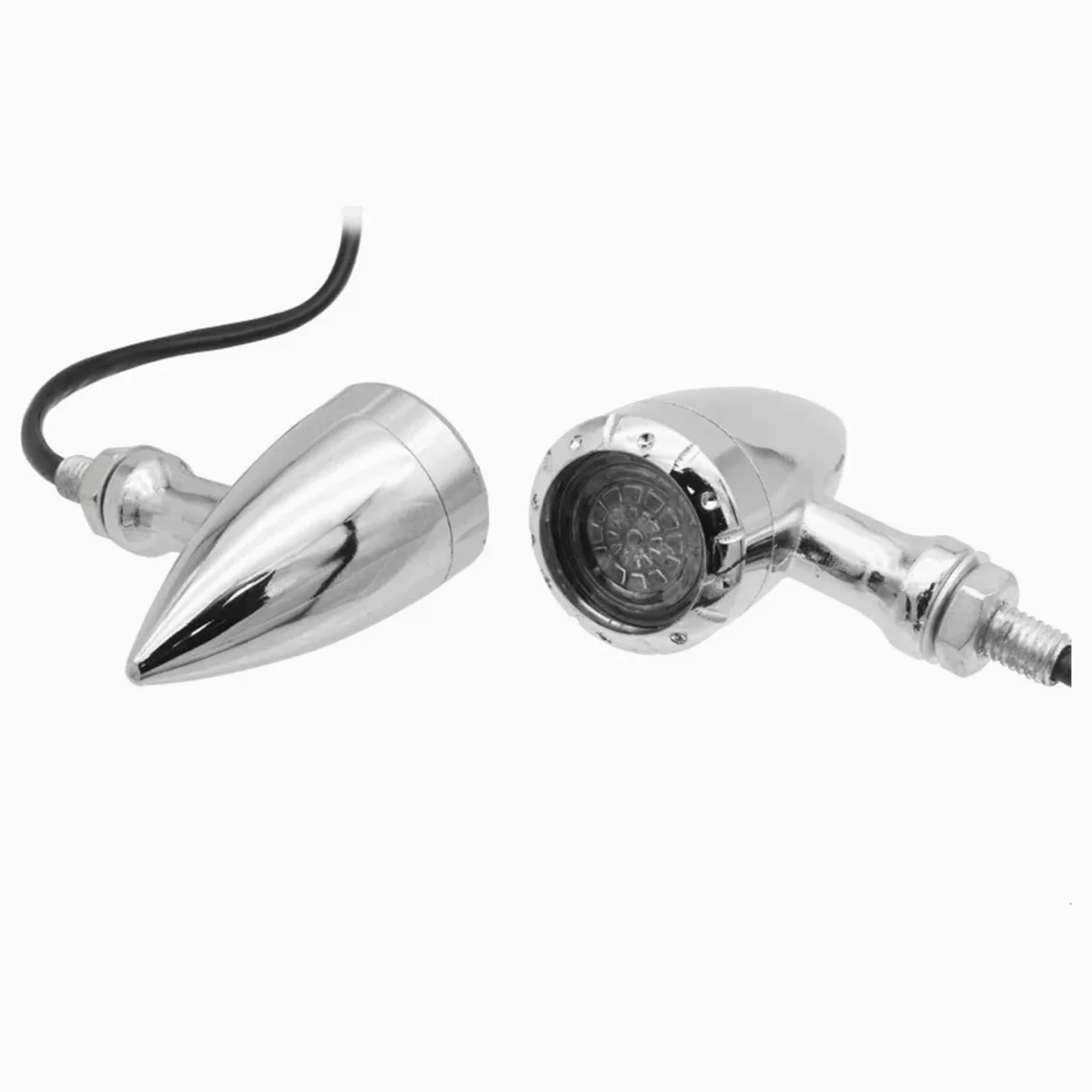 Luces Intermitentes LED Delanteras y traseras universales M10 de 12 V para Motocicleta, compatibles para Hon&da para Har&Ley Lámpara traseras