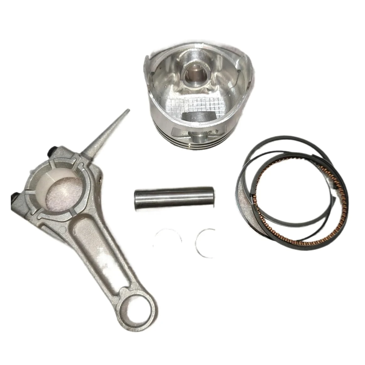 Kit de pistón generador con Anillos, Pasador y Seguridad, biela Apta for 177F GX270 270cc, Piezas Bomba Agua cultivador 4 Tiempos, Motor refrigerado