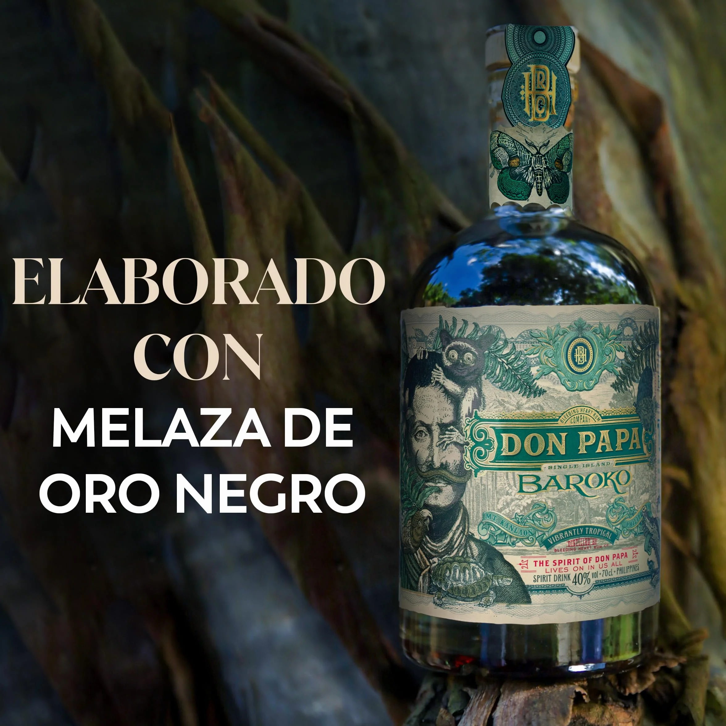 Don Papa Baroko Ron Infusionado 700 ml 40% vol Filipinas