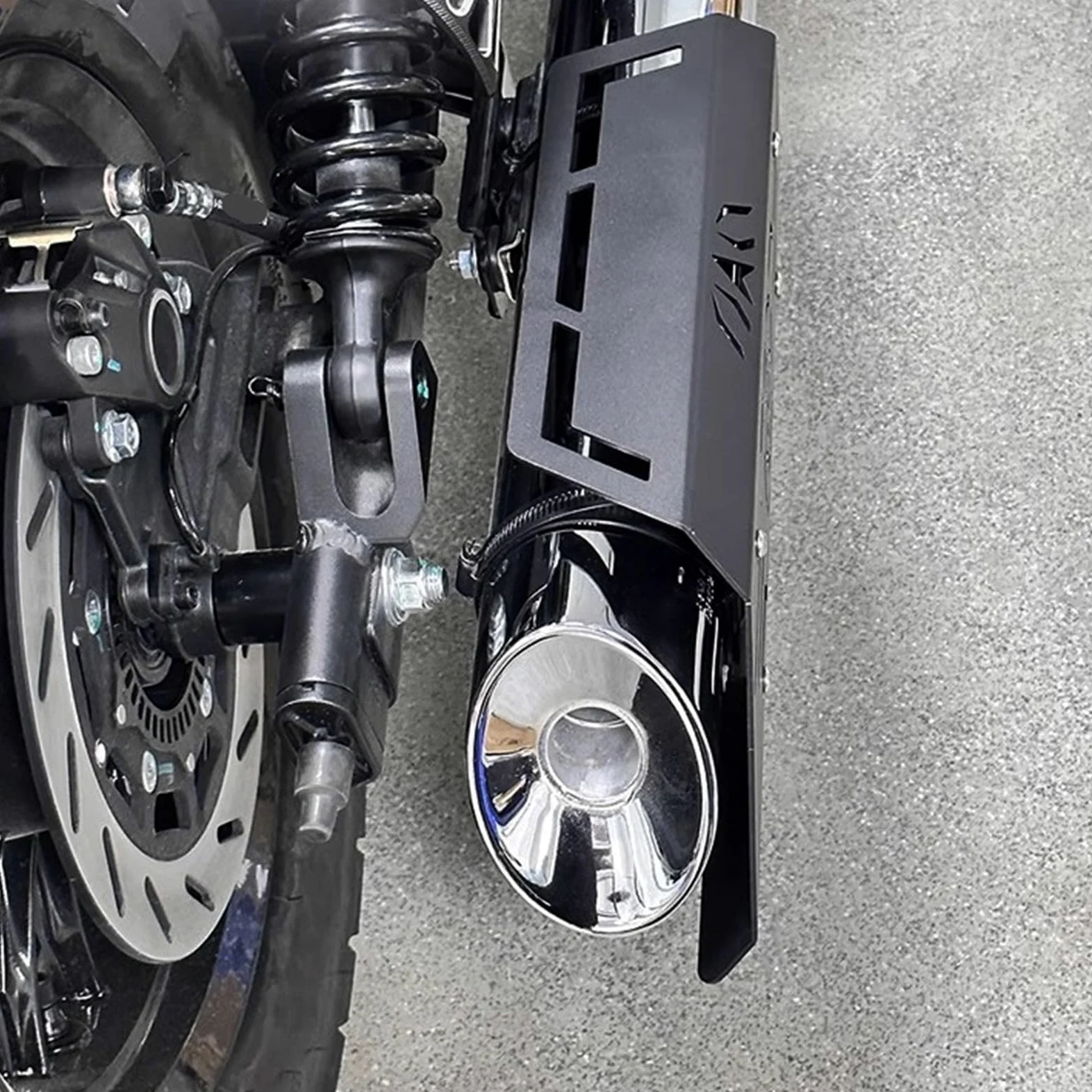 Deflectores de Calor para Escape Protector de Escape térmico para Motocicletas Kawasaki Eliminator 500 SE, 500SE, 450 y 400. Protector térmico de Escape