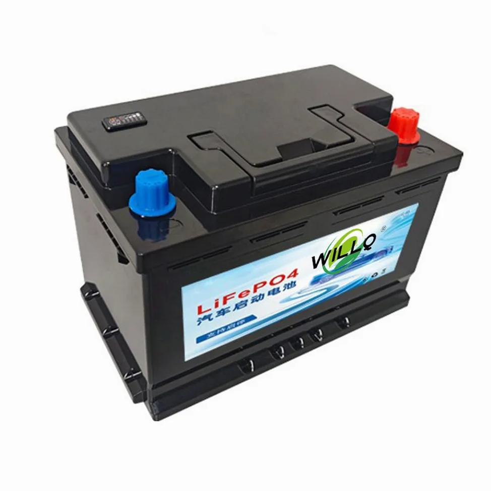 Batería Litio Recargable para automóvil Arranque y Parada 12V 50Ah 60Ah 70Ah 80Ah 90Ah 100Ah 110Ah batería LiFePO4 automotriz de Alto Rendimiento sin Mantenimiento