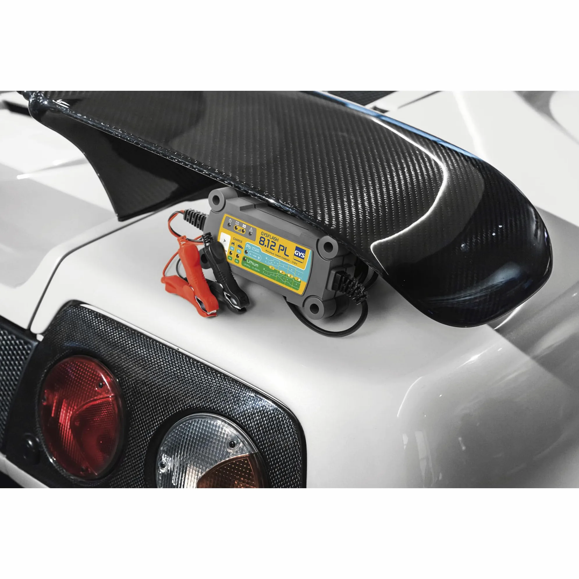 GYS Cargador de batería de Coche para Coche Moto Batería desde 15 1.5Ah 069282