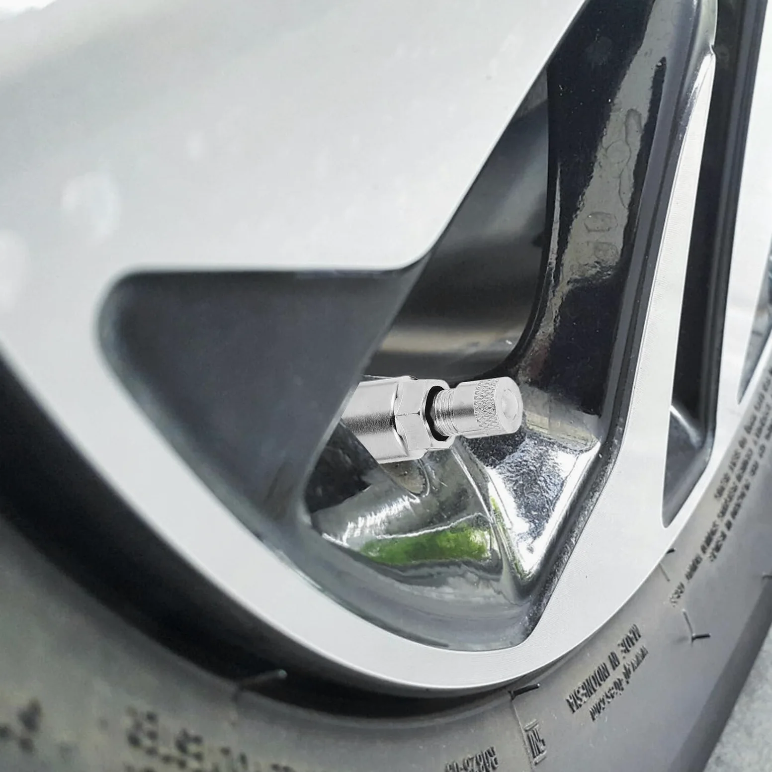 ibasenice 10 Unidades Unidades Vástagos de Válvula Metálicos para Neumáticos sin Cámara Montaje Atornillado Resistentes y Duraderos para Ruedas de Coche Camión y Motocicleta