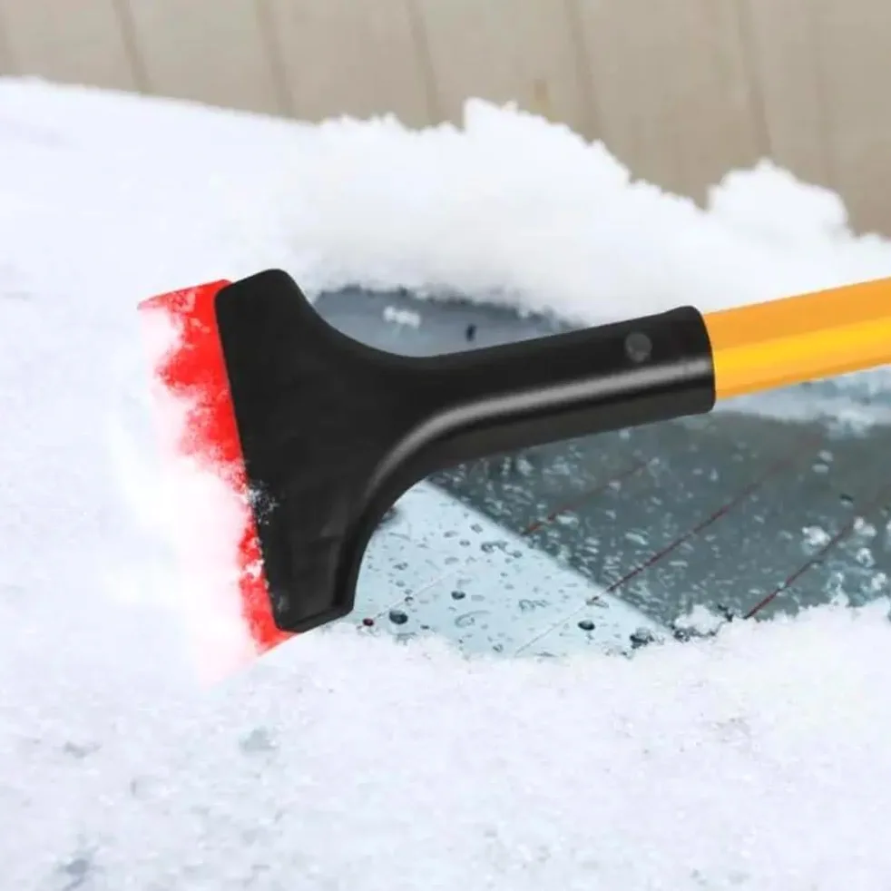 Rascador de hielo para coche 1~10PCS Pala De Nieve De Algodón EVA Mango Anticongelante Pala De Descongelación De Parabrisas De Coche Varilla Rascador De Coche Aleación De Aluminio Rascadores de hielo
