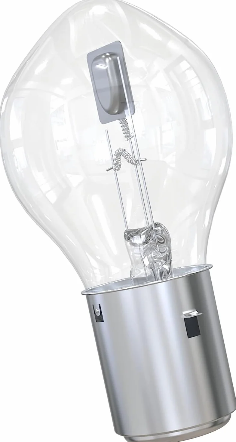 LIGHTWORLD24 10 unidades BA20d S2 35/35W 12V bombillas halógenas para motocicleta – luz de carretera y cruce súper brillante – faro delantero para scooter, ciclomotor, moto, lámpara Bilux