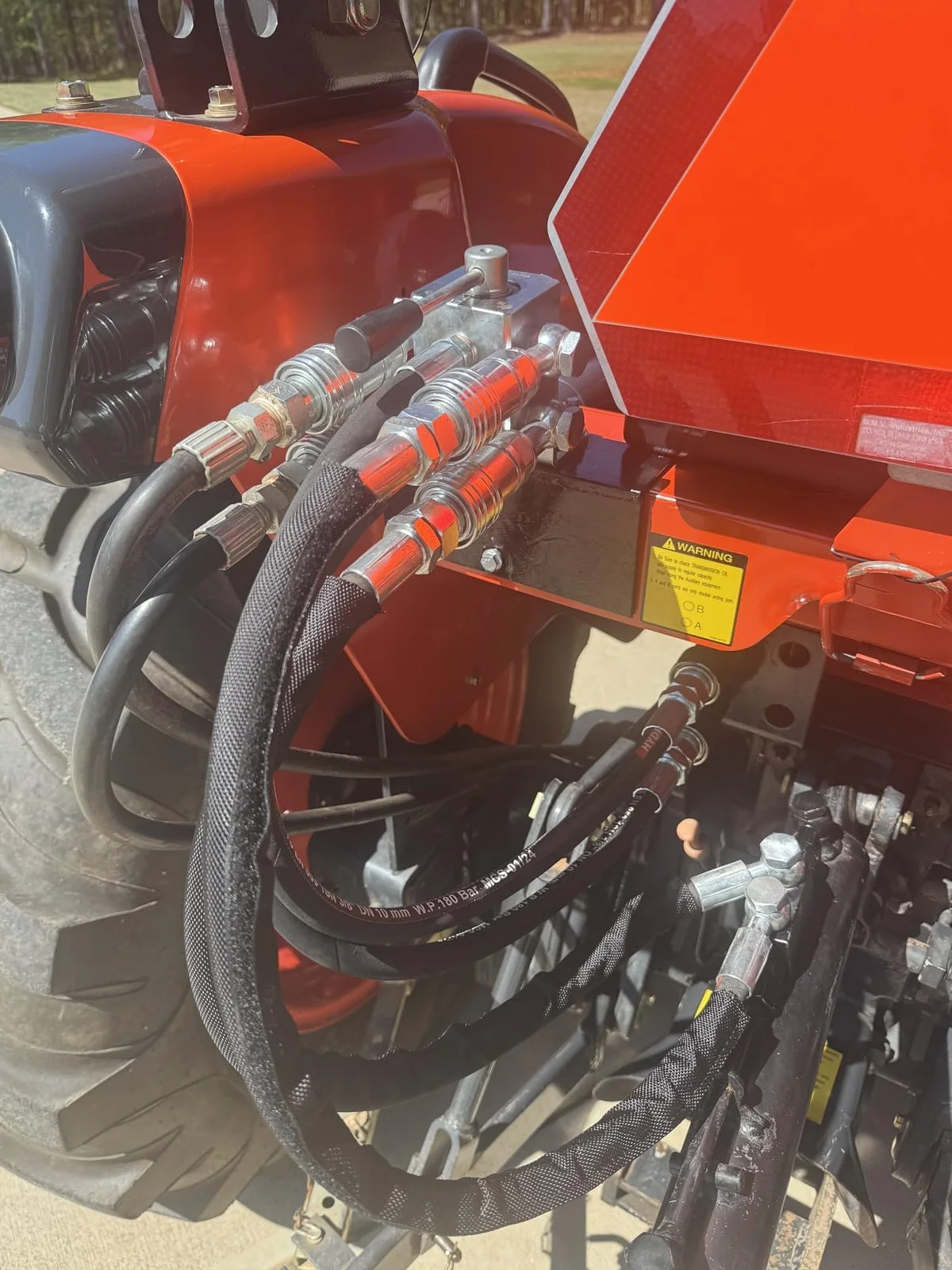 Válvula desviadora remota de 6 puertos para tractor extendido Manual 2 en 4 puertos