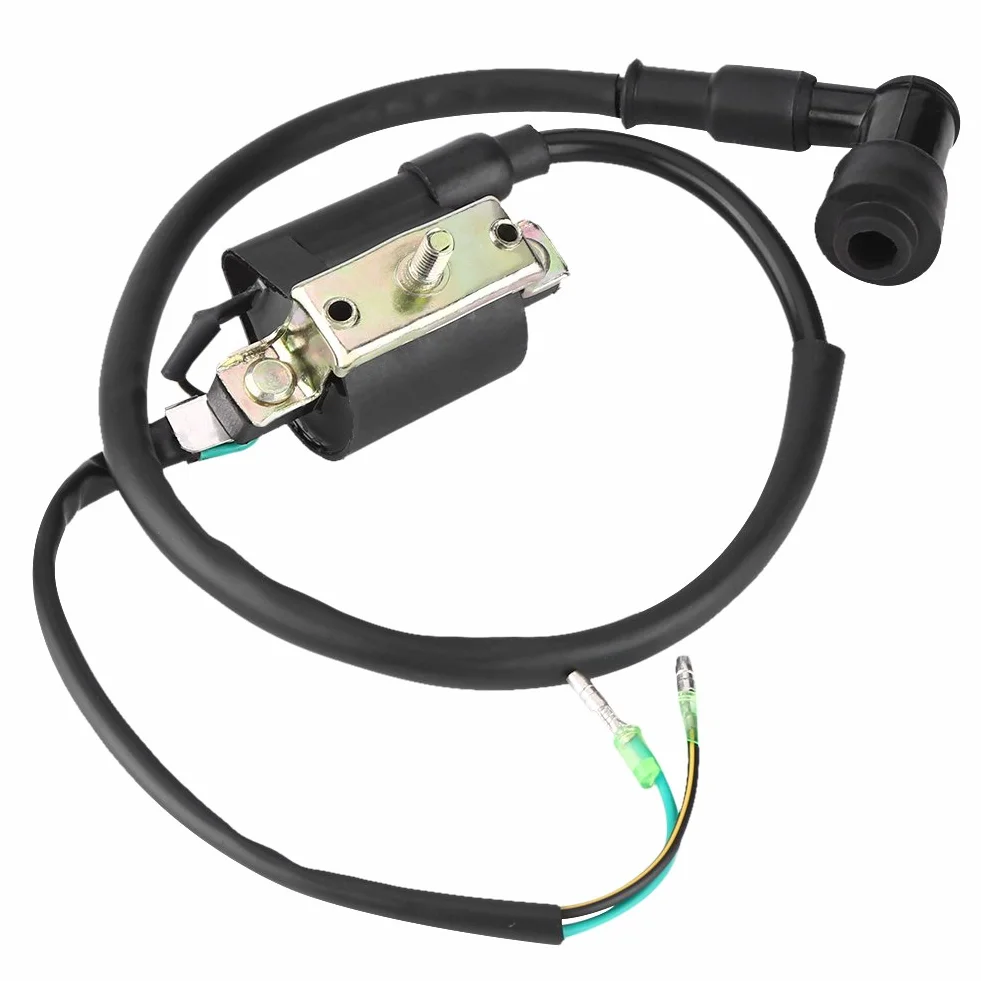Qiilu Encendido Dirt Bike, Bobina de encendido 12 V para 50 CC 70 CC 90 CC 110 CC 125 CC Pit Dirt Bike ATV