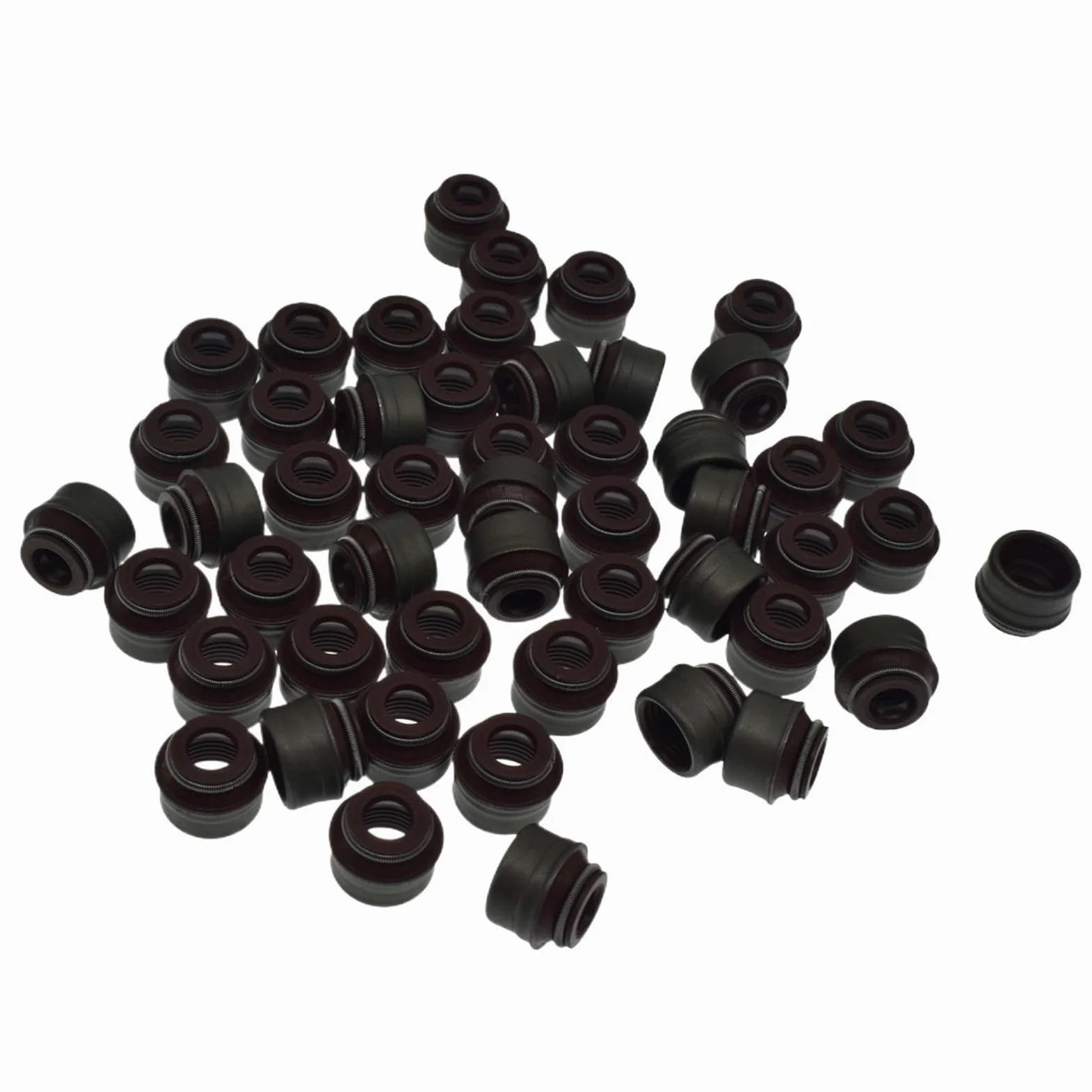 sellos de aceite para automóviles Retén de aceite para vástago válvula motor 6 mm para AUDI A3, A4, A5, Para VW, Para Jetta, Golf, Para Passat arreglar(50 pcs)