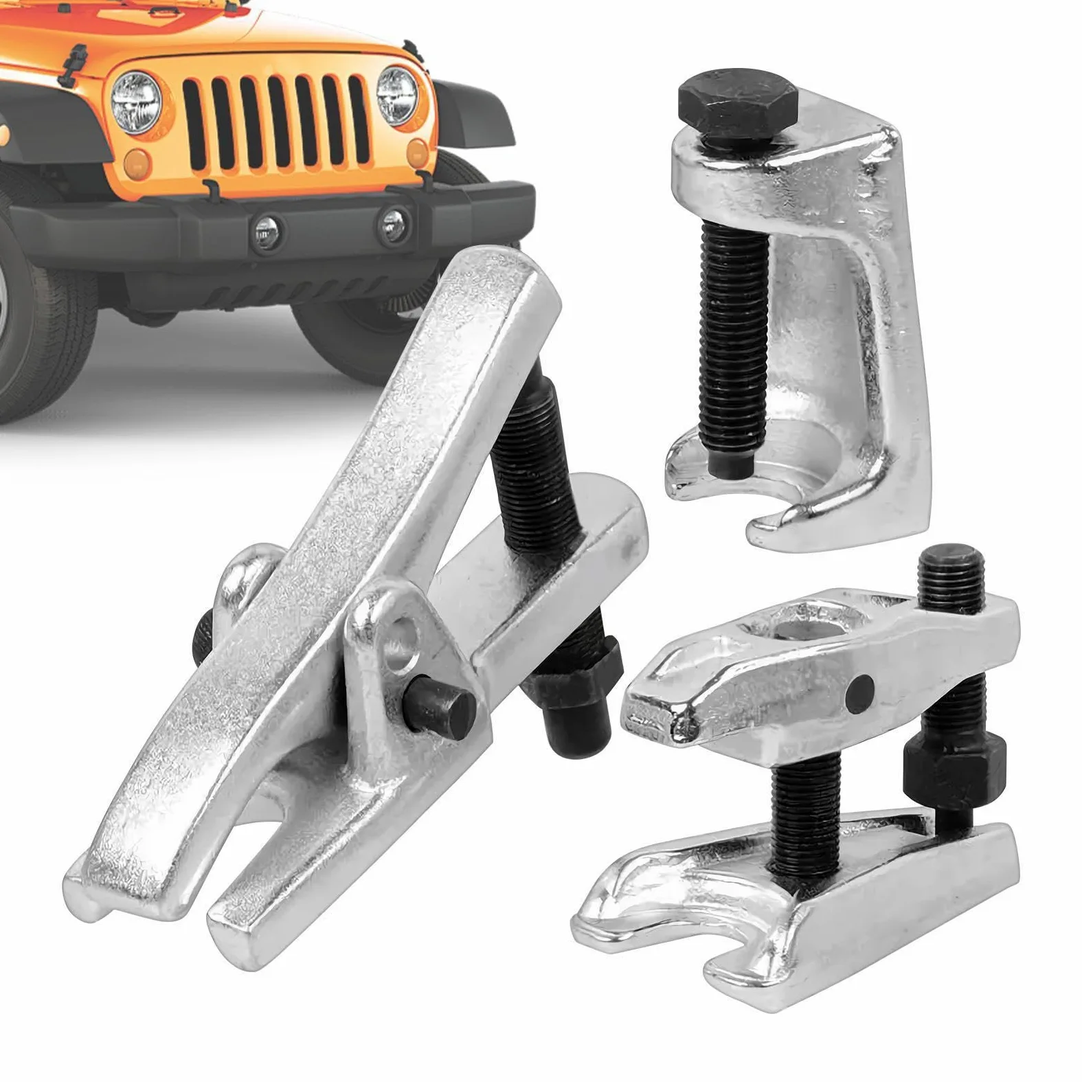 Herramienta para Rótulas Kit 3 Piezas Automoción Trabajo Pesado | Separador Rótulas y Extractor Terminales Dirección para reparación y cambio en garaje y