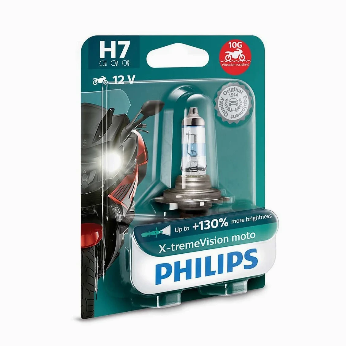 Philips automotive lighting 12972XV+BW X-tremeVision 130% H7 lámpara Faro de Moto, 1 Unidad
