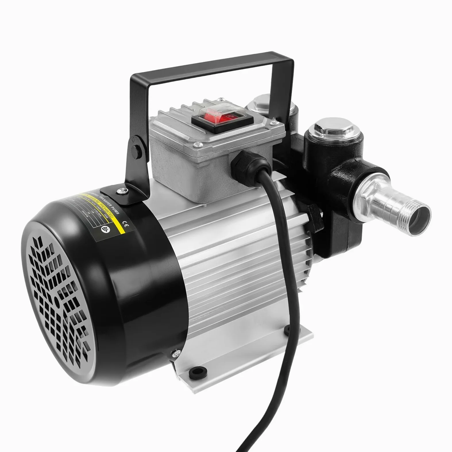 Bomba diésel 220 V 550 W, bomba de extracción de aceite diésel, bomba de transferencia de combustible diésel, 60 L/min, potencia de aspiración 5 m