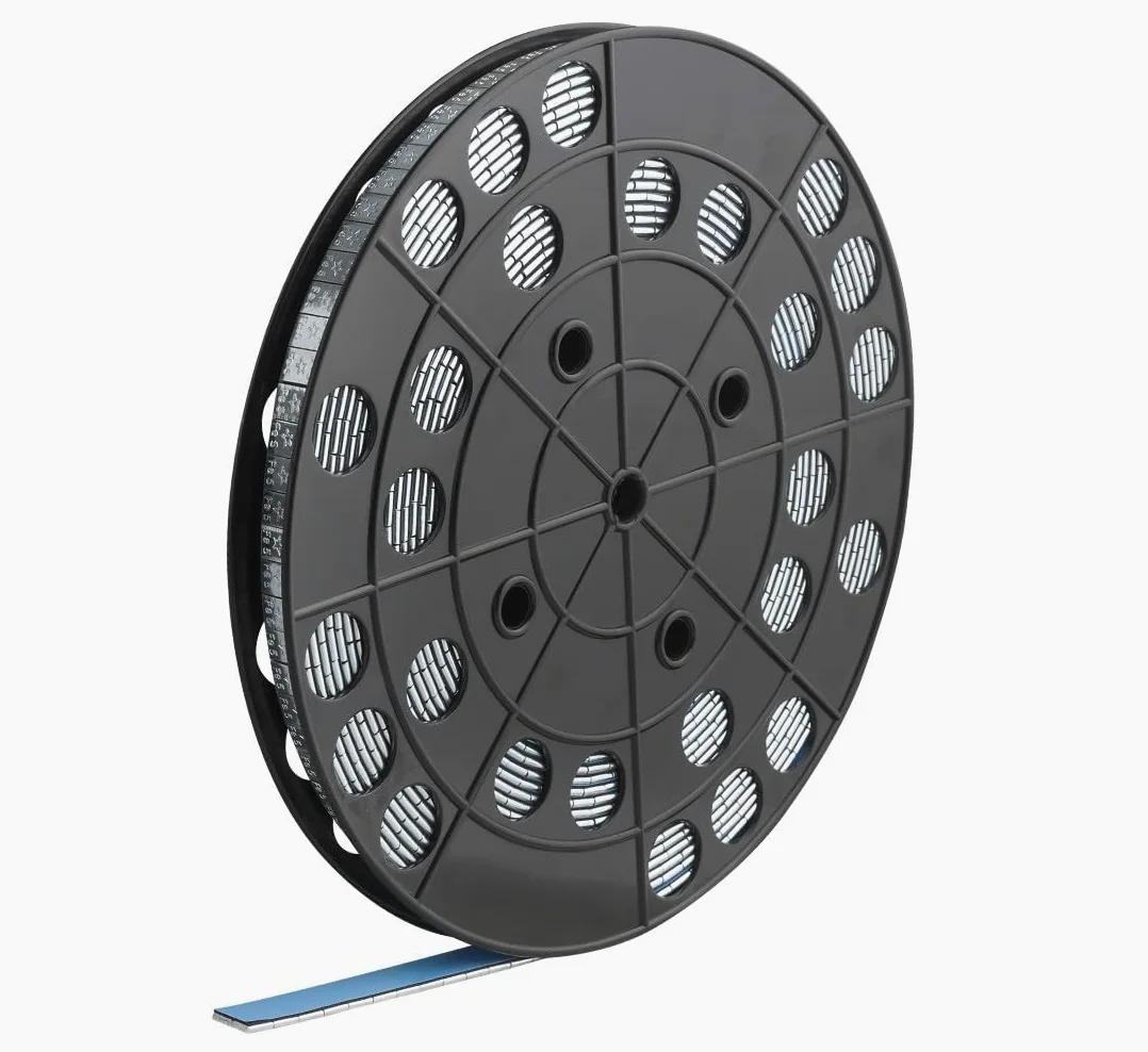 SIO Rollo Contrapesas Adhesivas para Llantas Coche 6 kg – Pesos Equilibrado 5g Segmentados – Plomo/Acero para Equilibradora – Adhesivo Fuerte Anticorrosión – Taller Mecánico Profesional